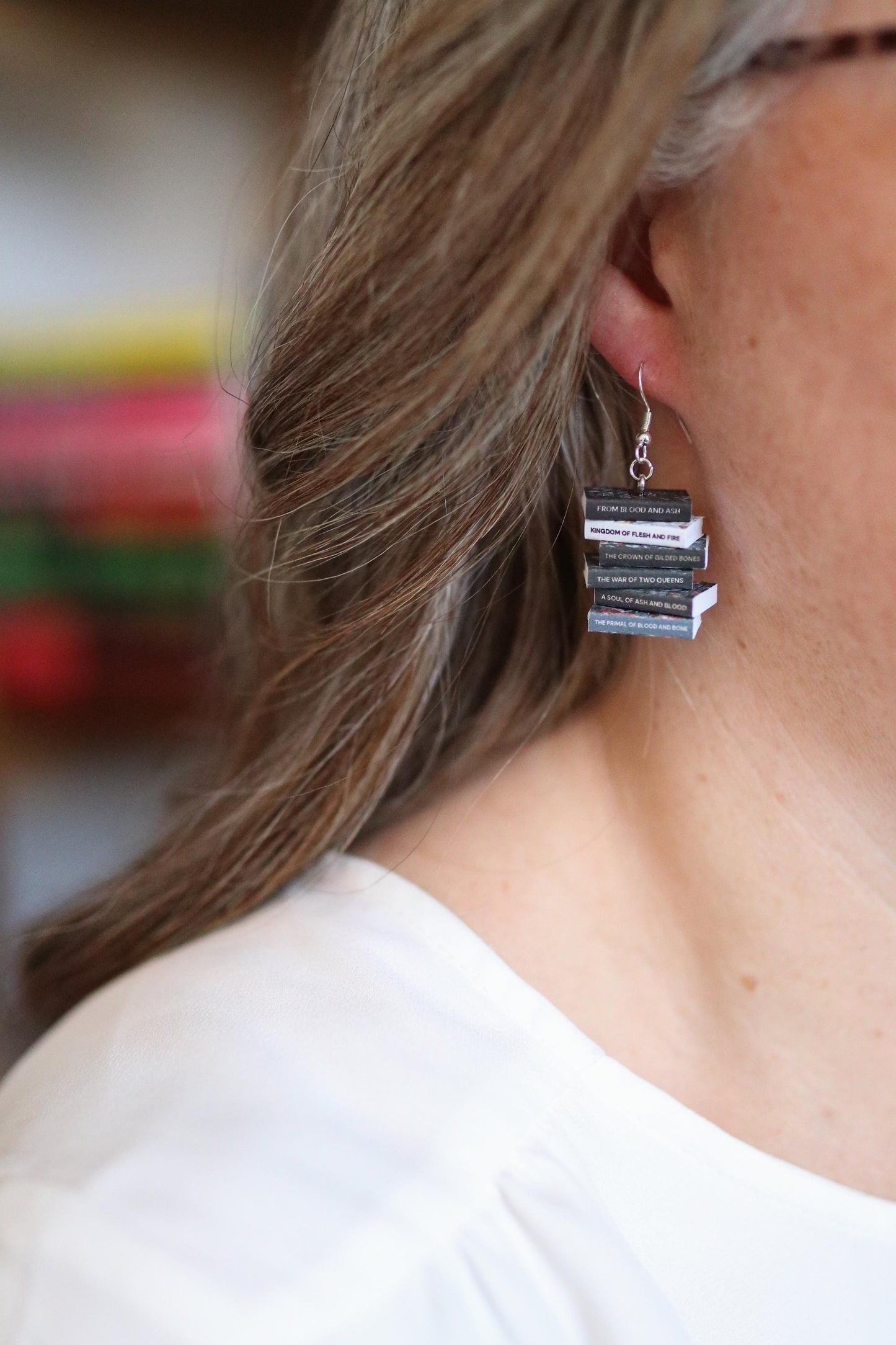 Jennifer L. Armentrout Bookish Earrings