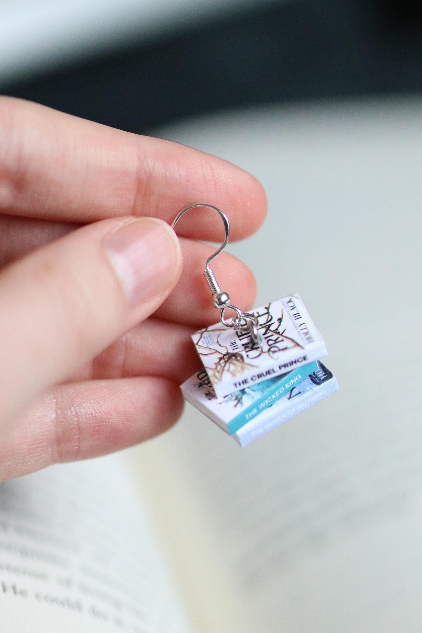 Holly Black Inspired Bookish Earrings
