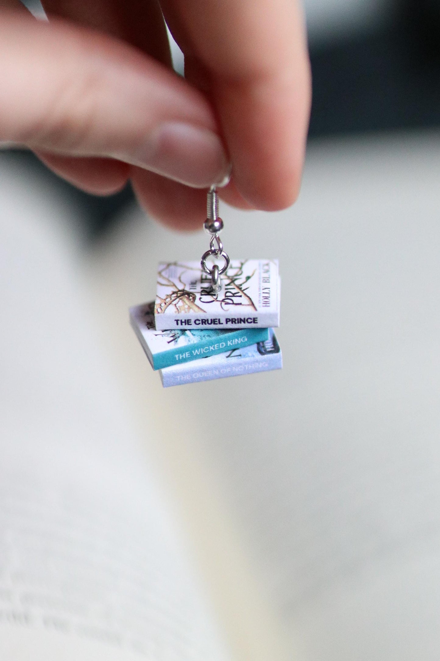 Holly Black Inspired Bookish Earrings