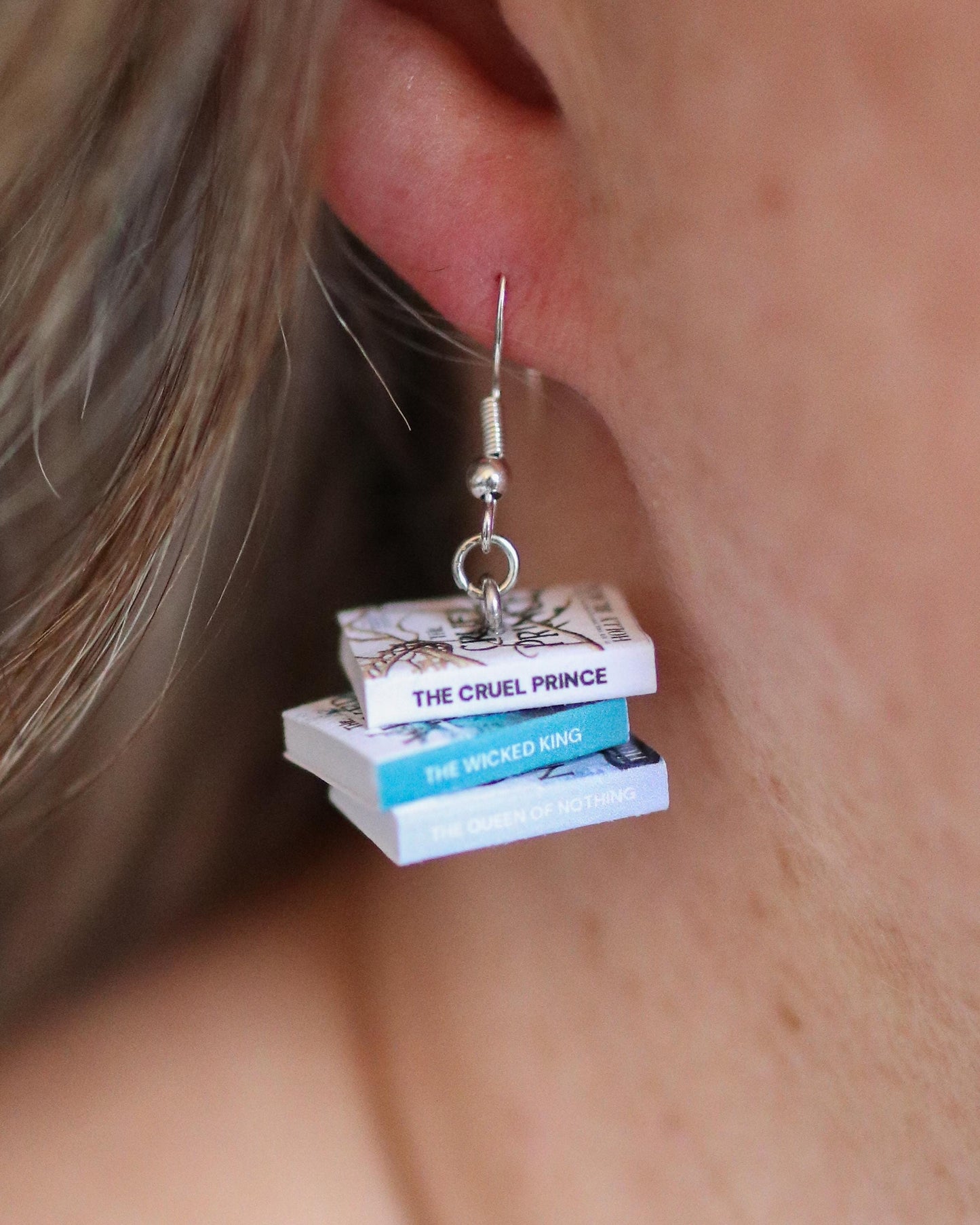 Holly Black Inspired Bookish Earrings