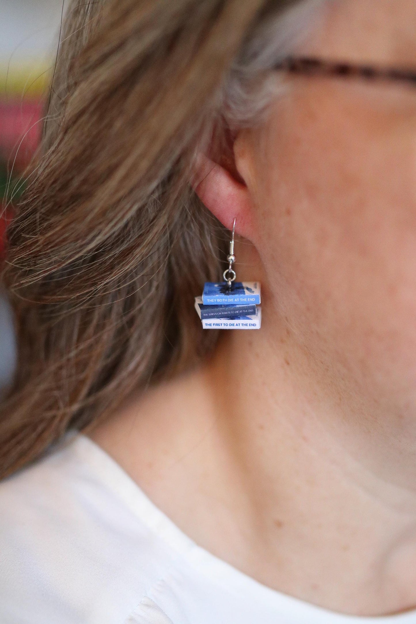 Death-Cast Bookish Earrings