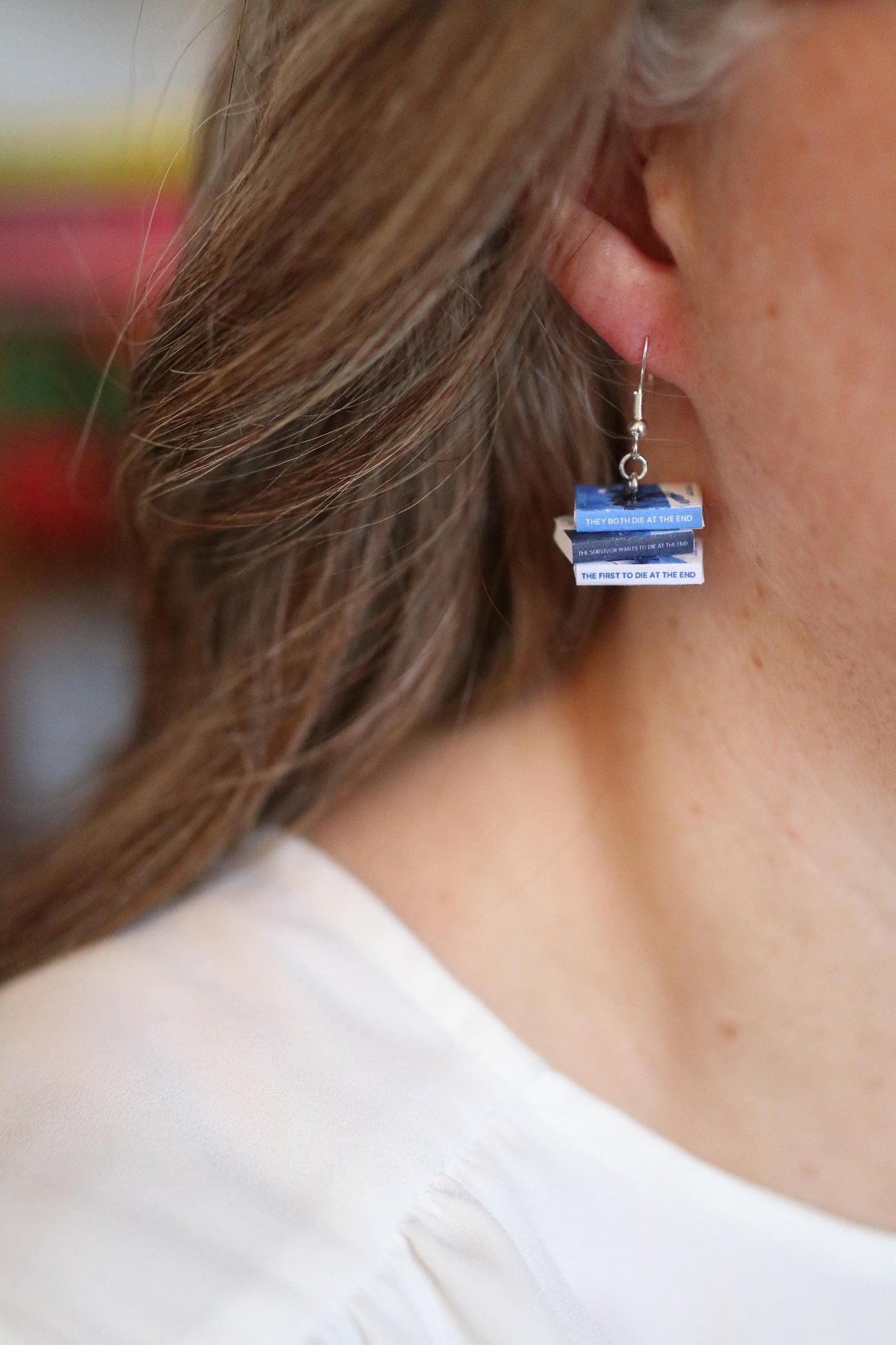 Death-Cast Bookish Earrings