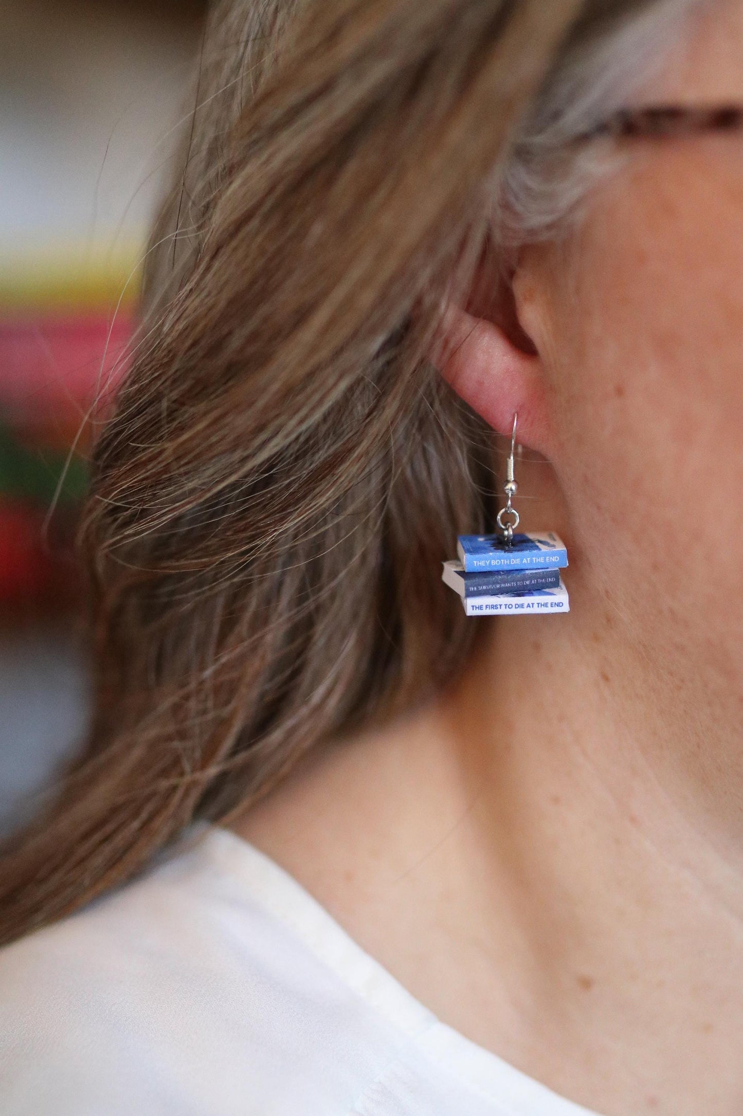 Death-Cast Bookish Earrings