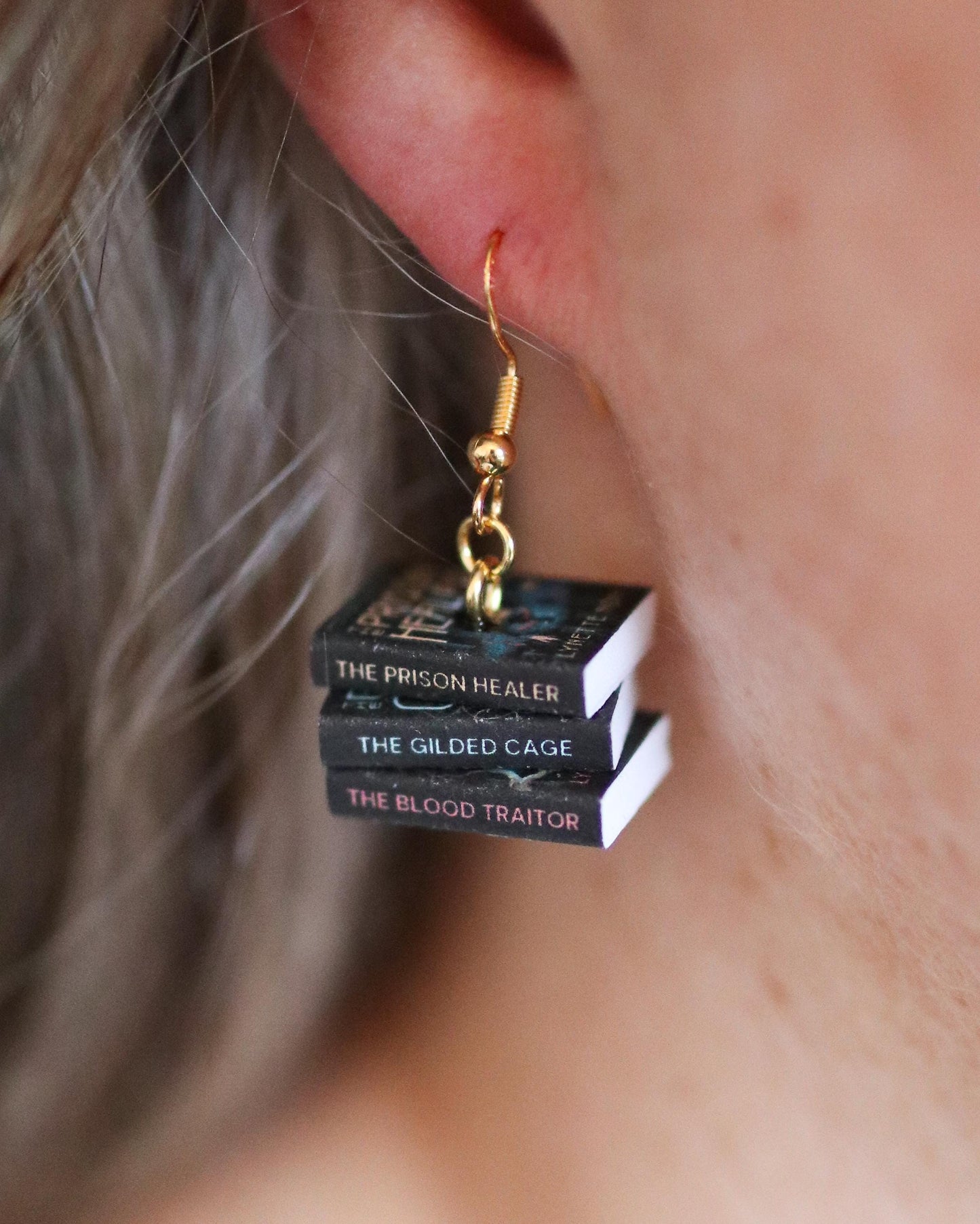The Prison Healer Bookish Earrings