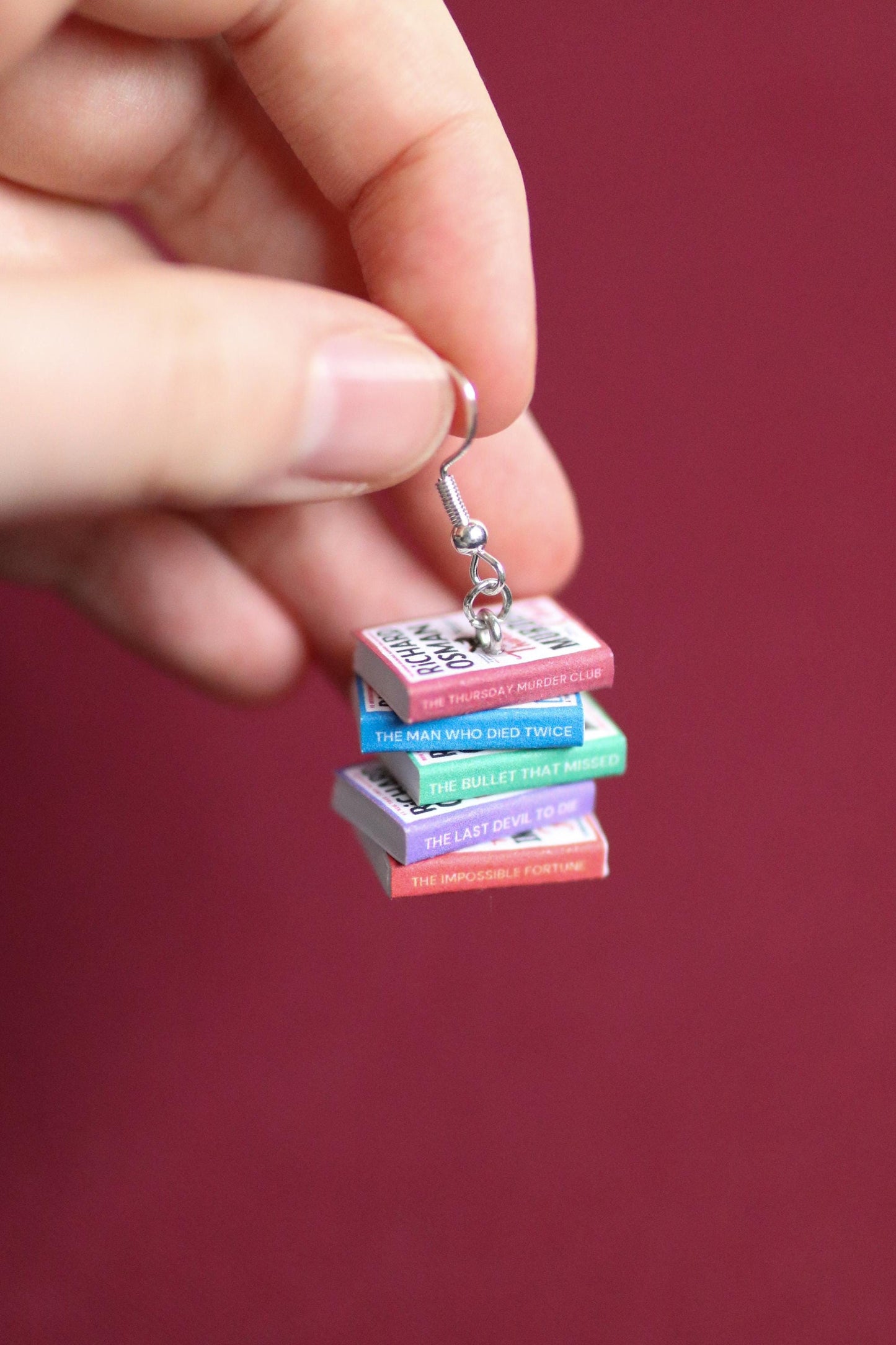 Richard Osman Bookish Earrings