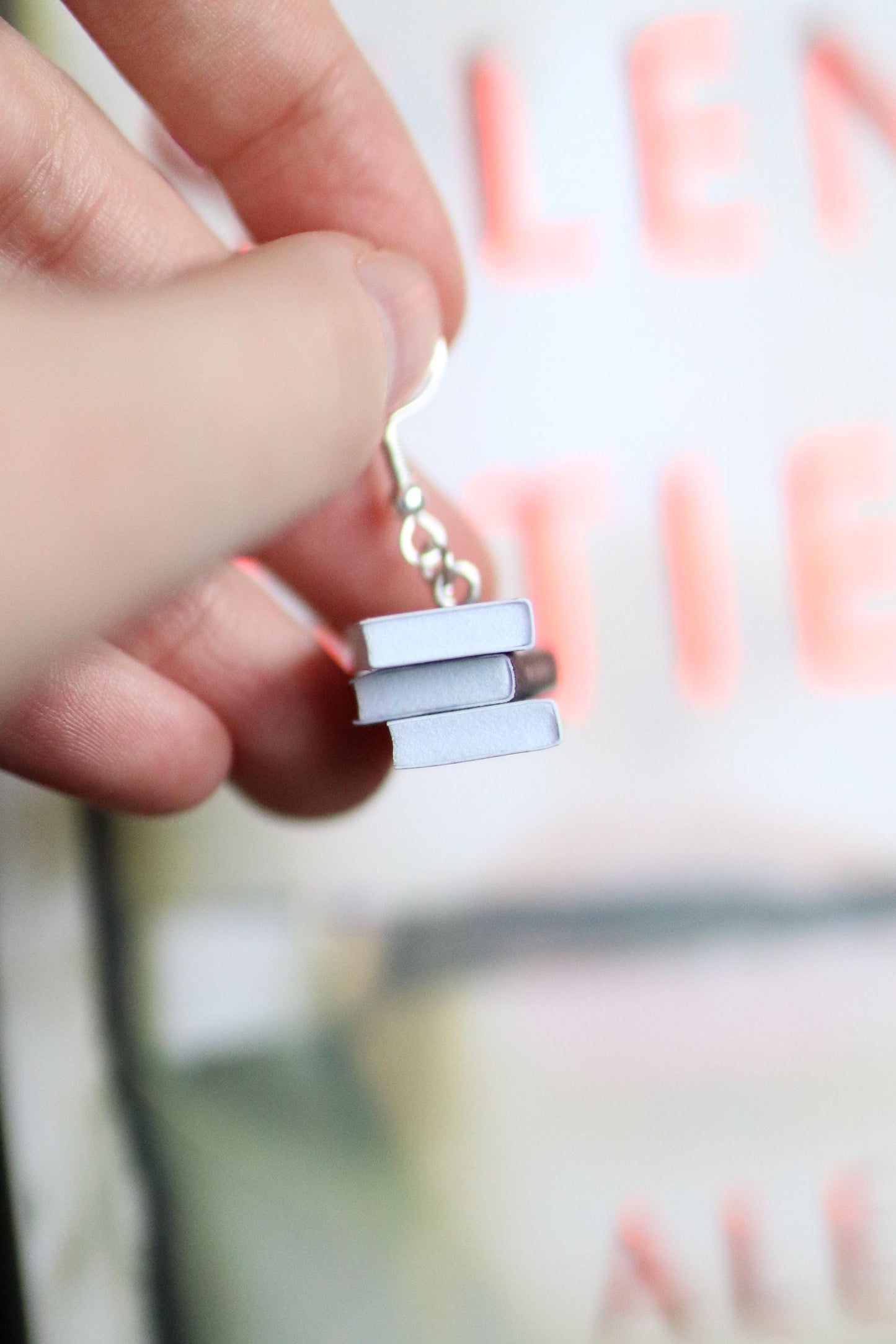 Alex Michaelides Bookish Earrings