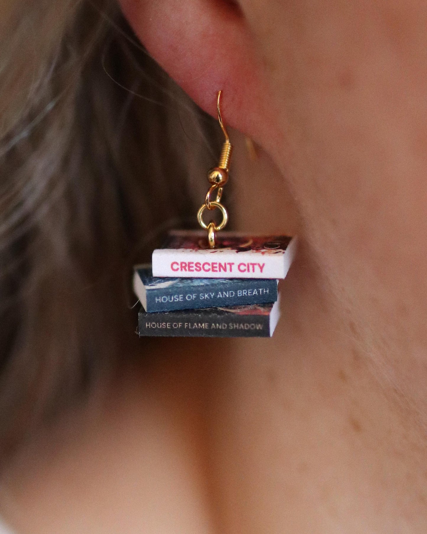 Crescent City Bookish Earrings