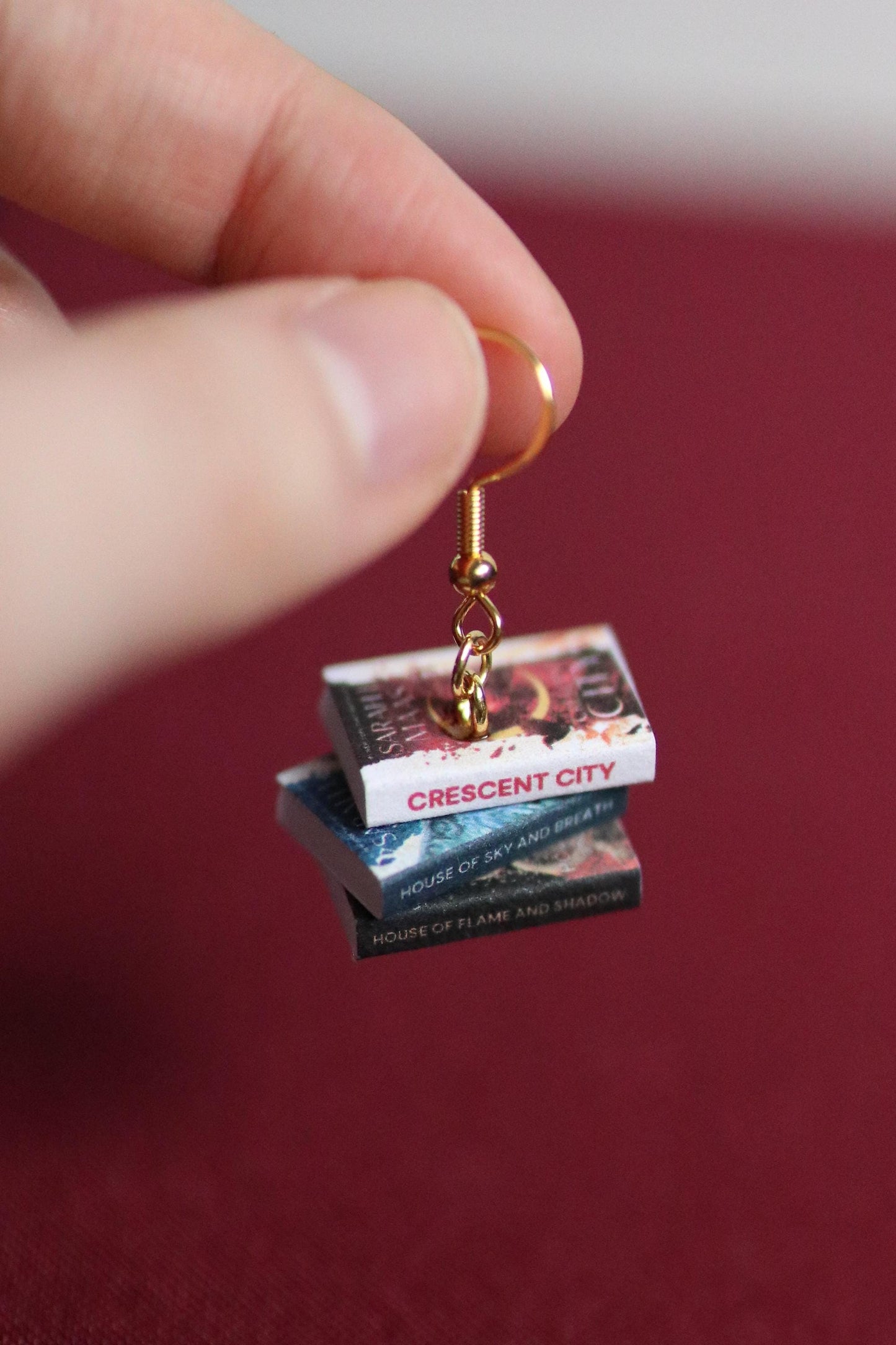 Crescent City Bookish Earrings