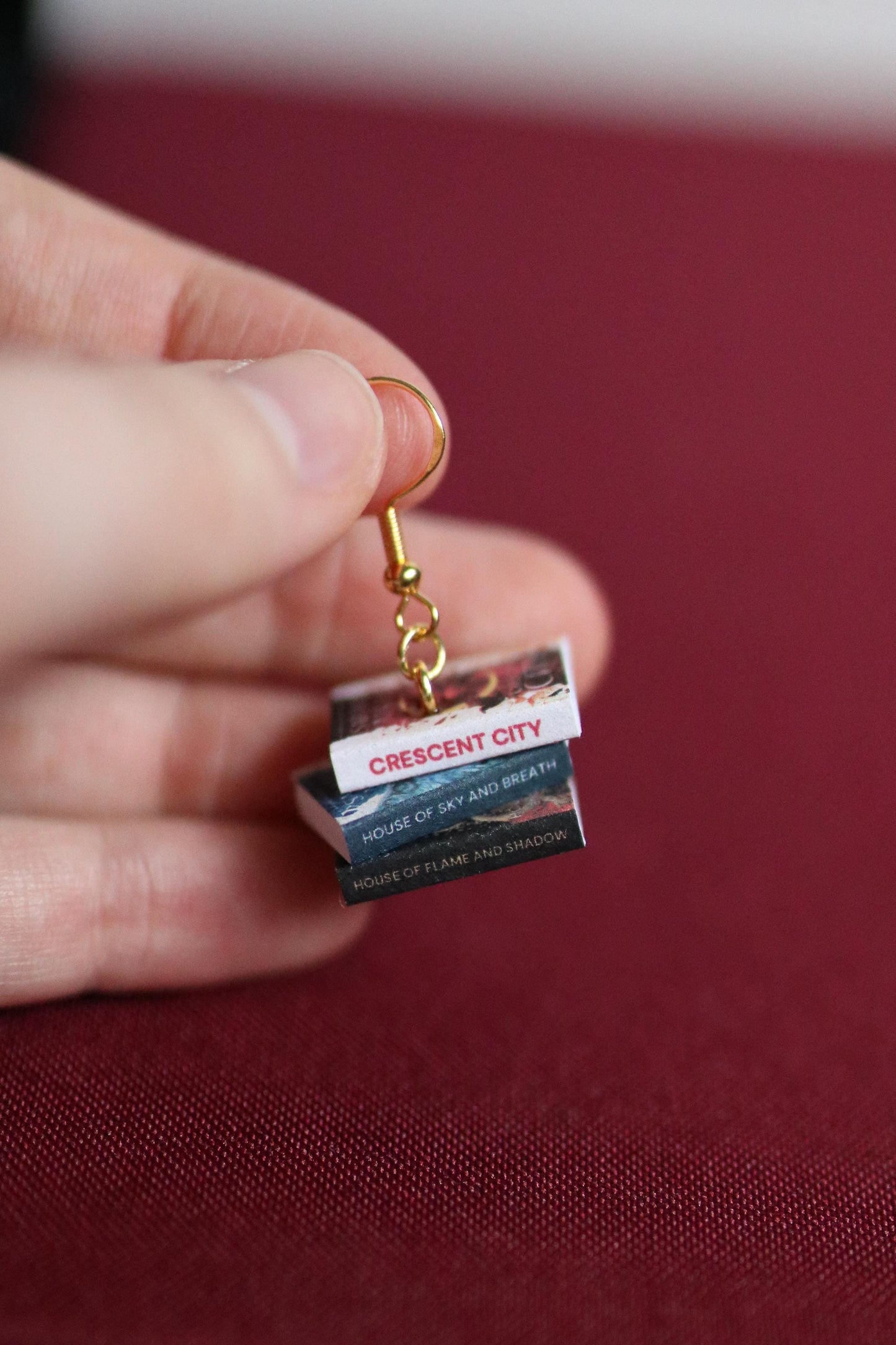 Crescent City Bookish Earrings