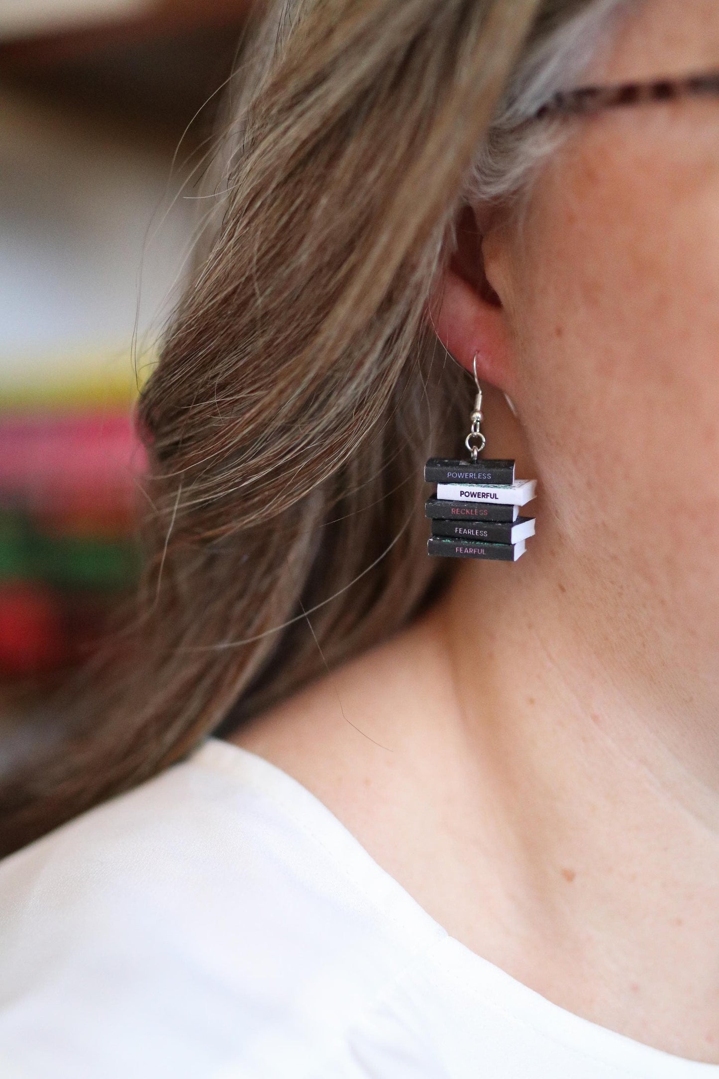 Powerless Bookish Earrings