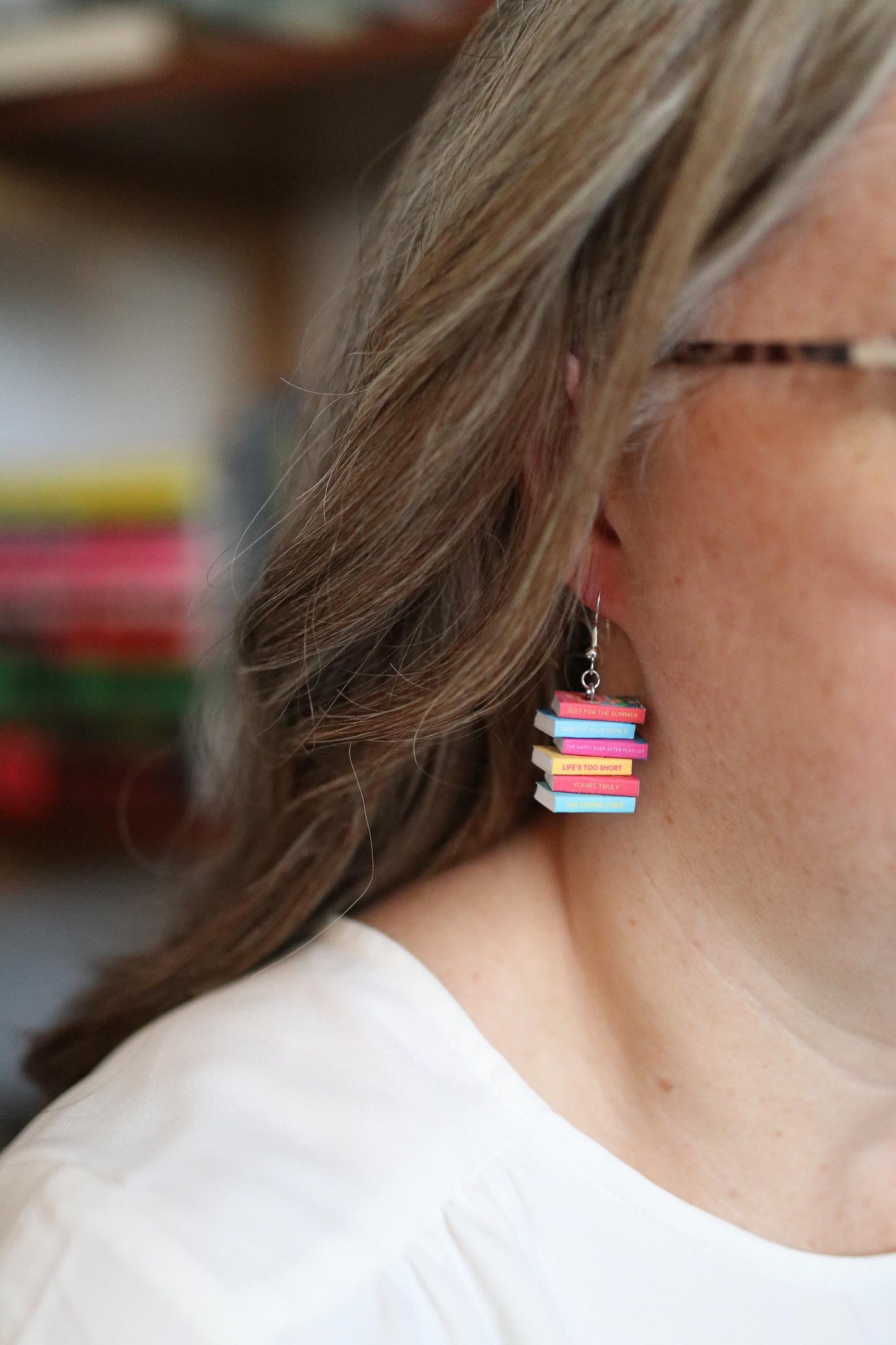 Abby Jimenez Bookish Earrings