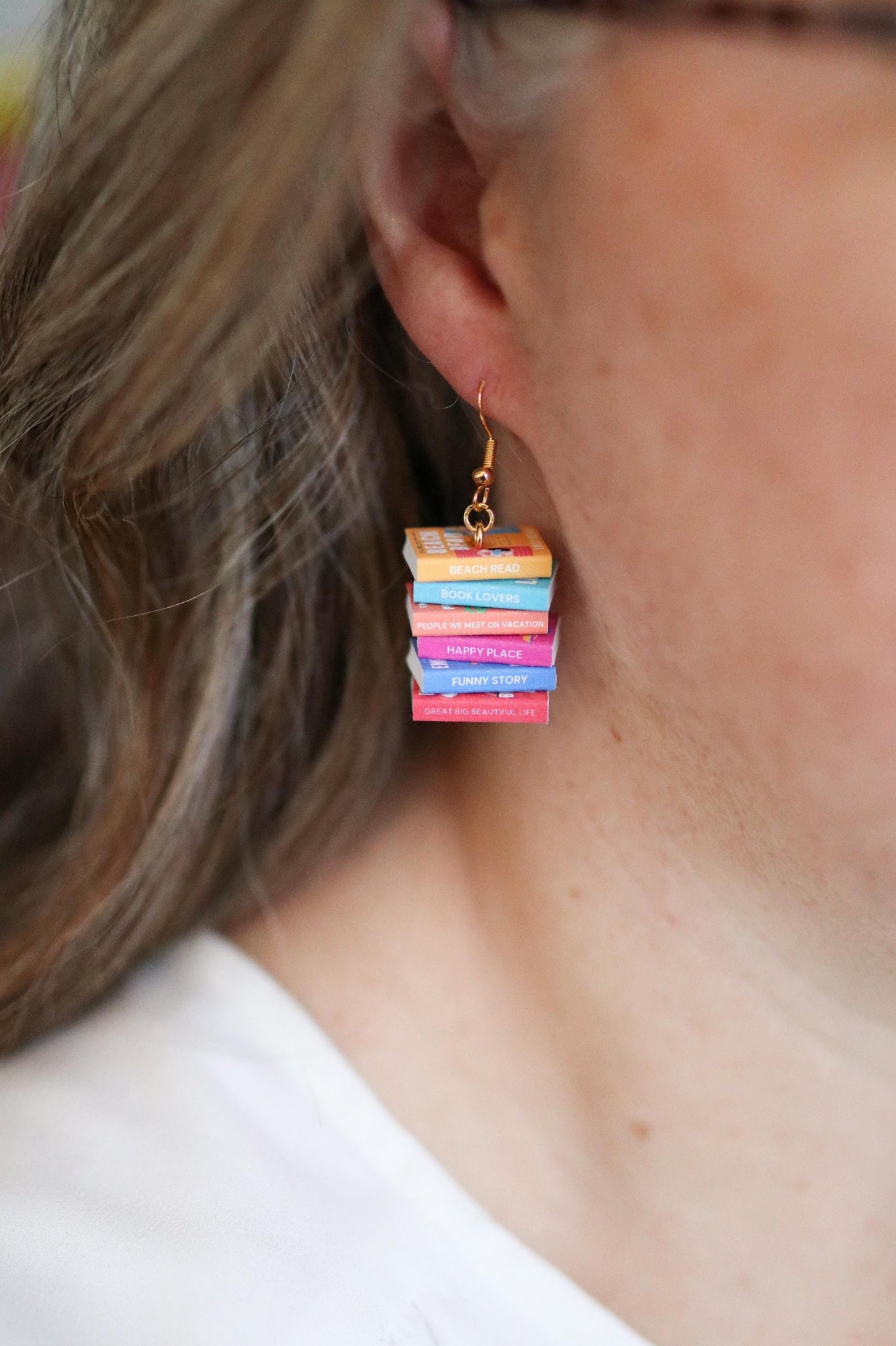 Emily Henry Bookish Earring