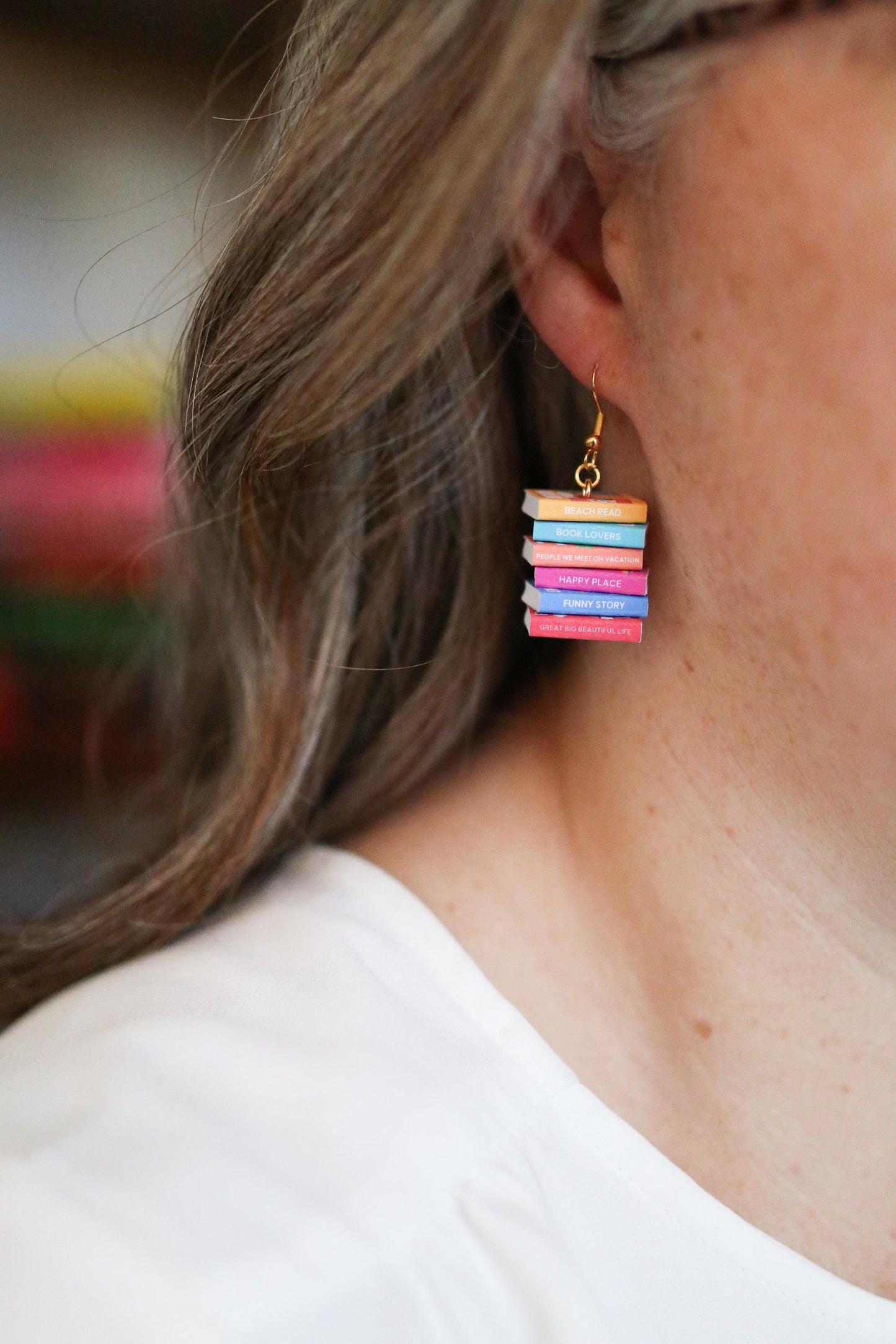 Emily Henry Bookish Earring