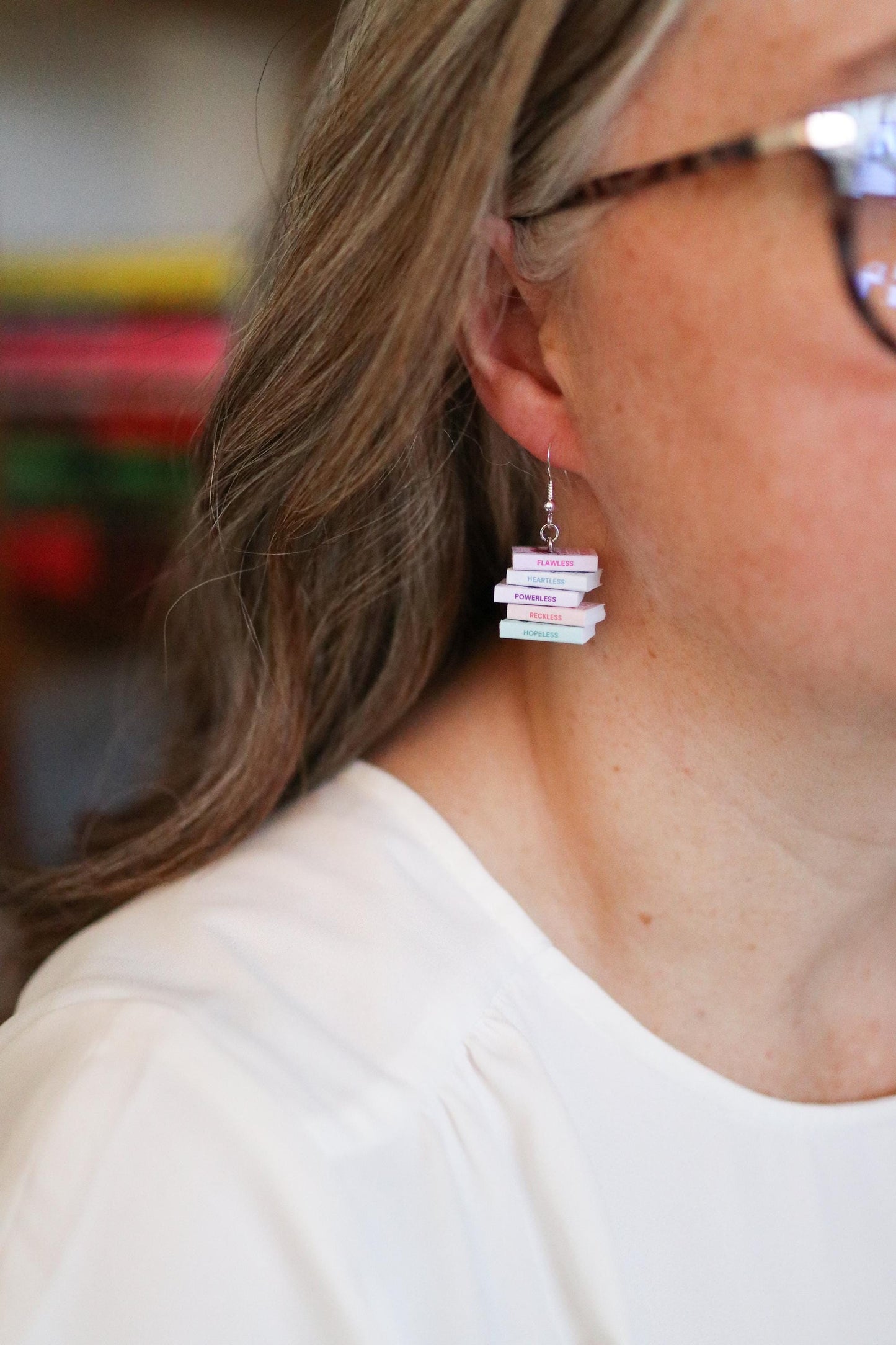 Chestnut Springs Bookish Earrings