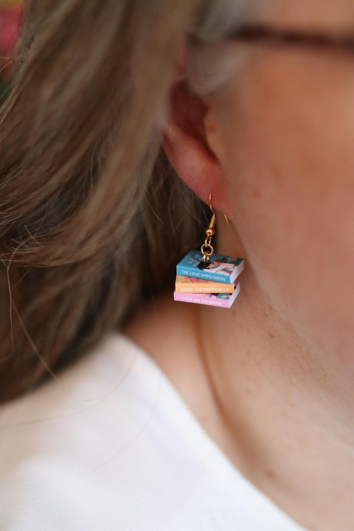 Ali Hazelwood Bookish Earrings