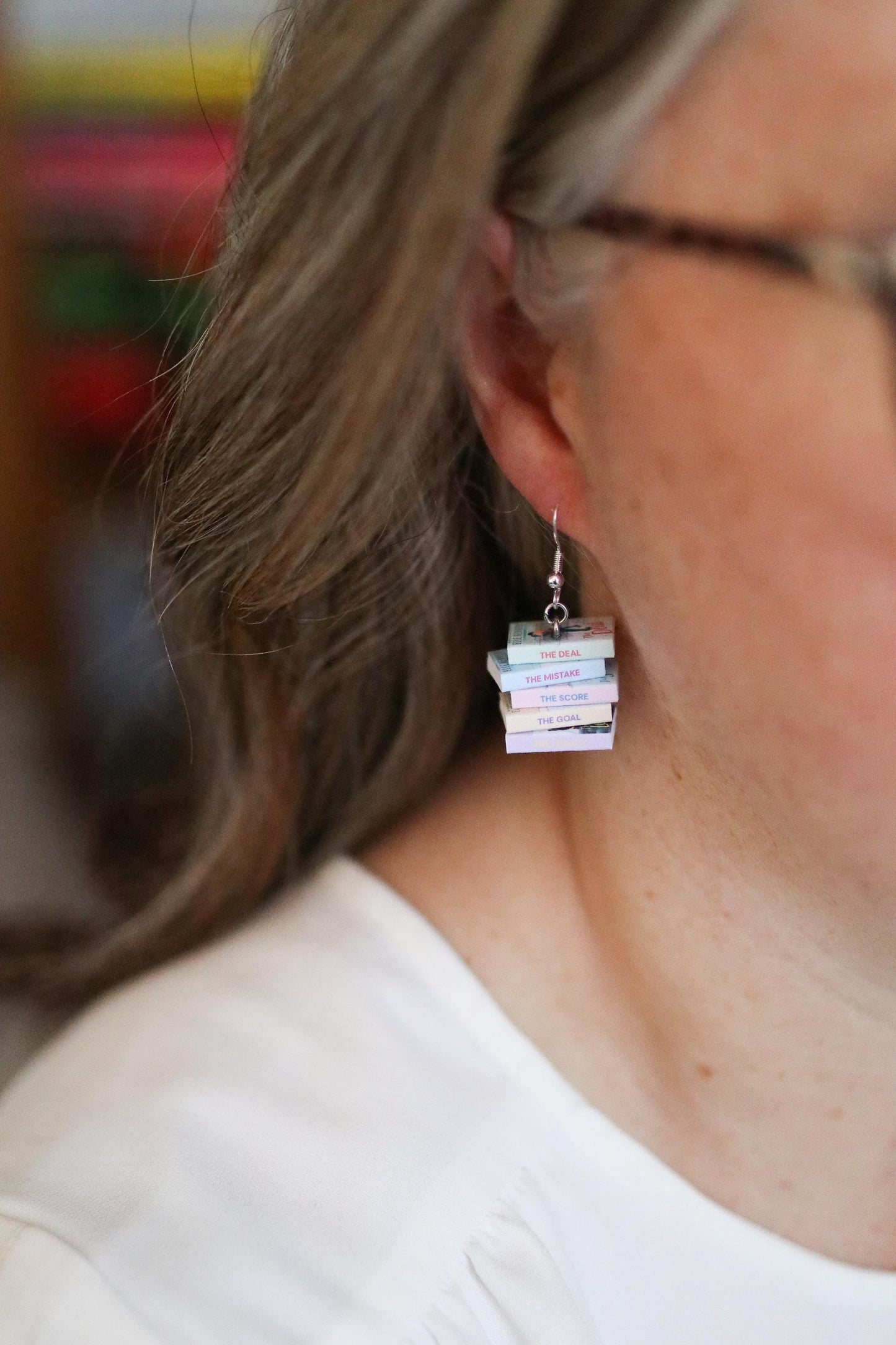 Off-Campus Series Bookish Earrings
