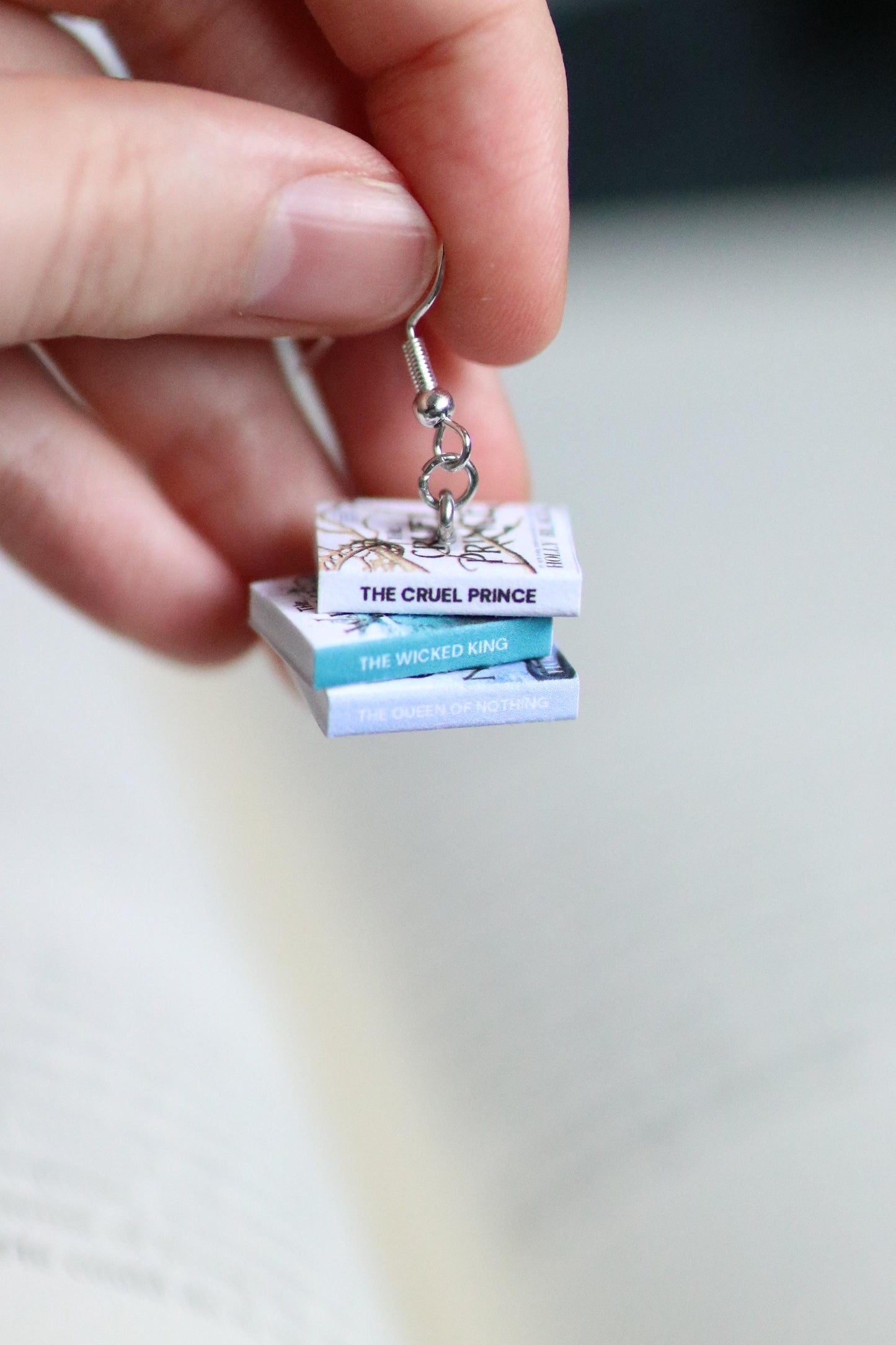 Holly Black Inspired Bookish Earrings