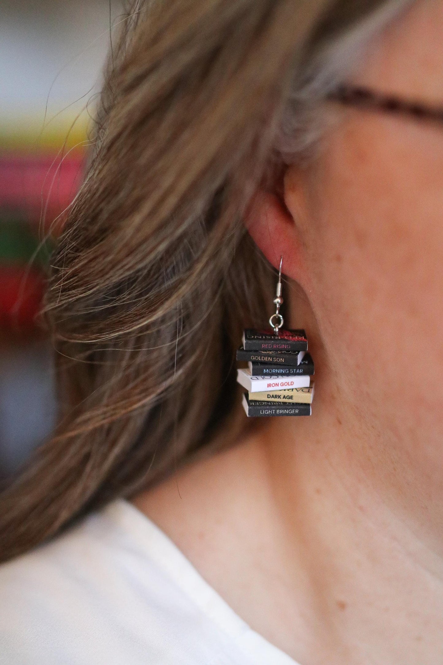Pierce Brown Bookish Earrings
