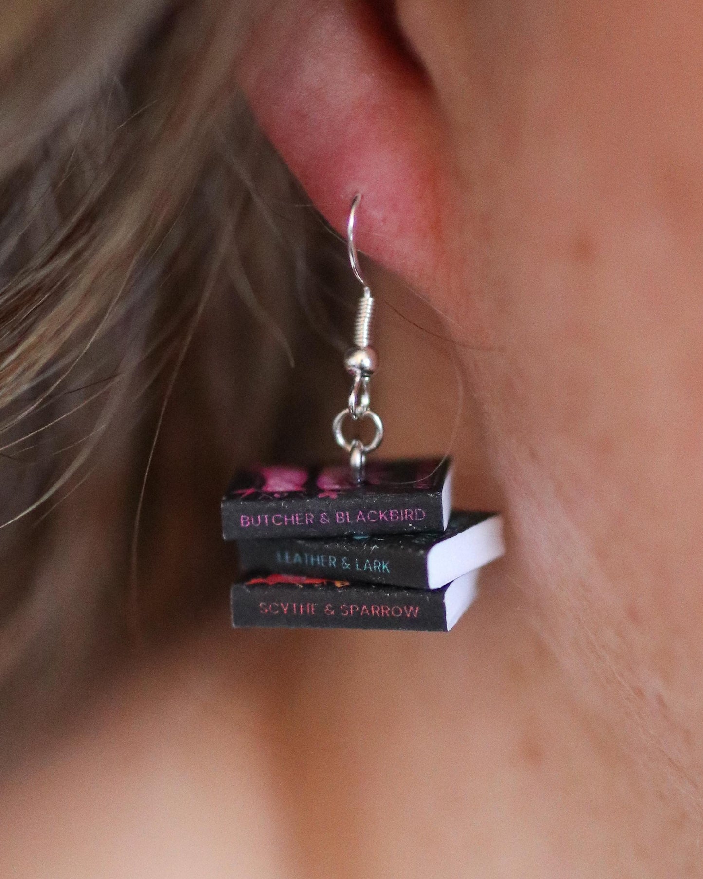 The Ruinous Love Trilogy Bookish Earrings