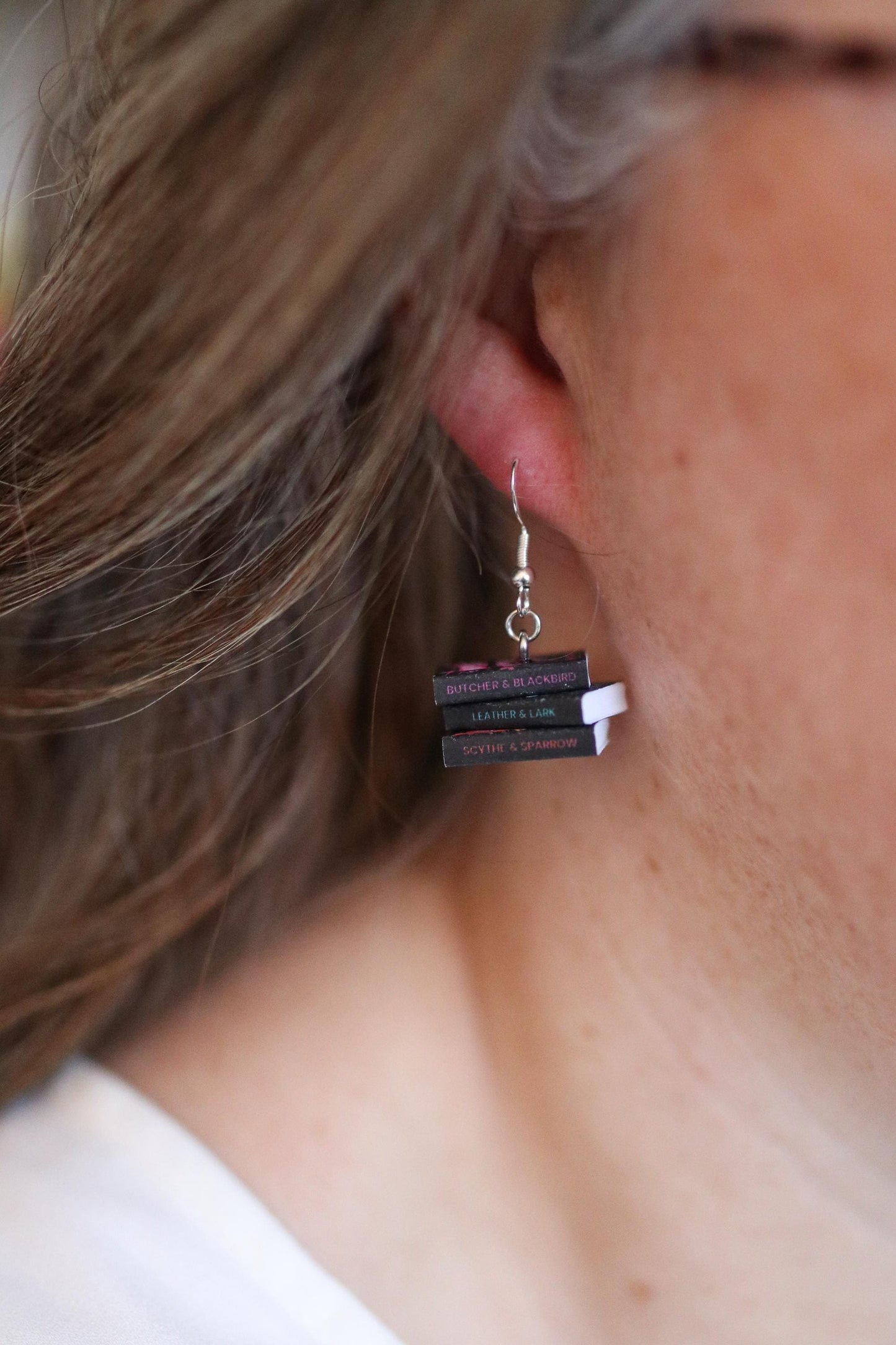 The Ruinous Love Trilogy Bookish Earrings