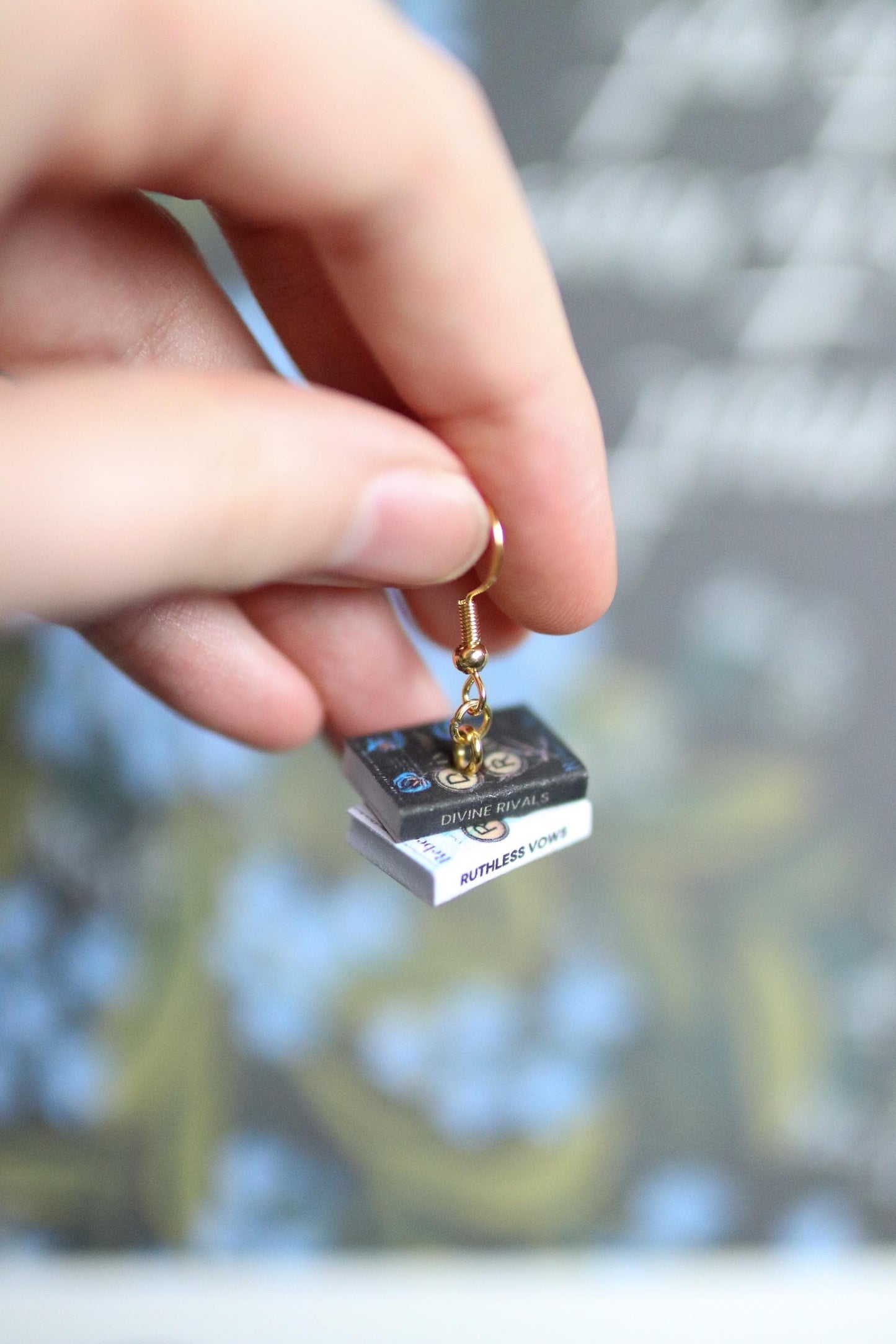Divine Rivals Bookish Earrings