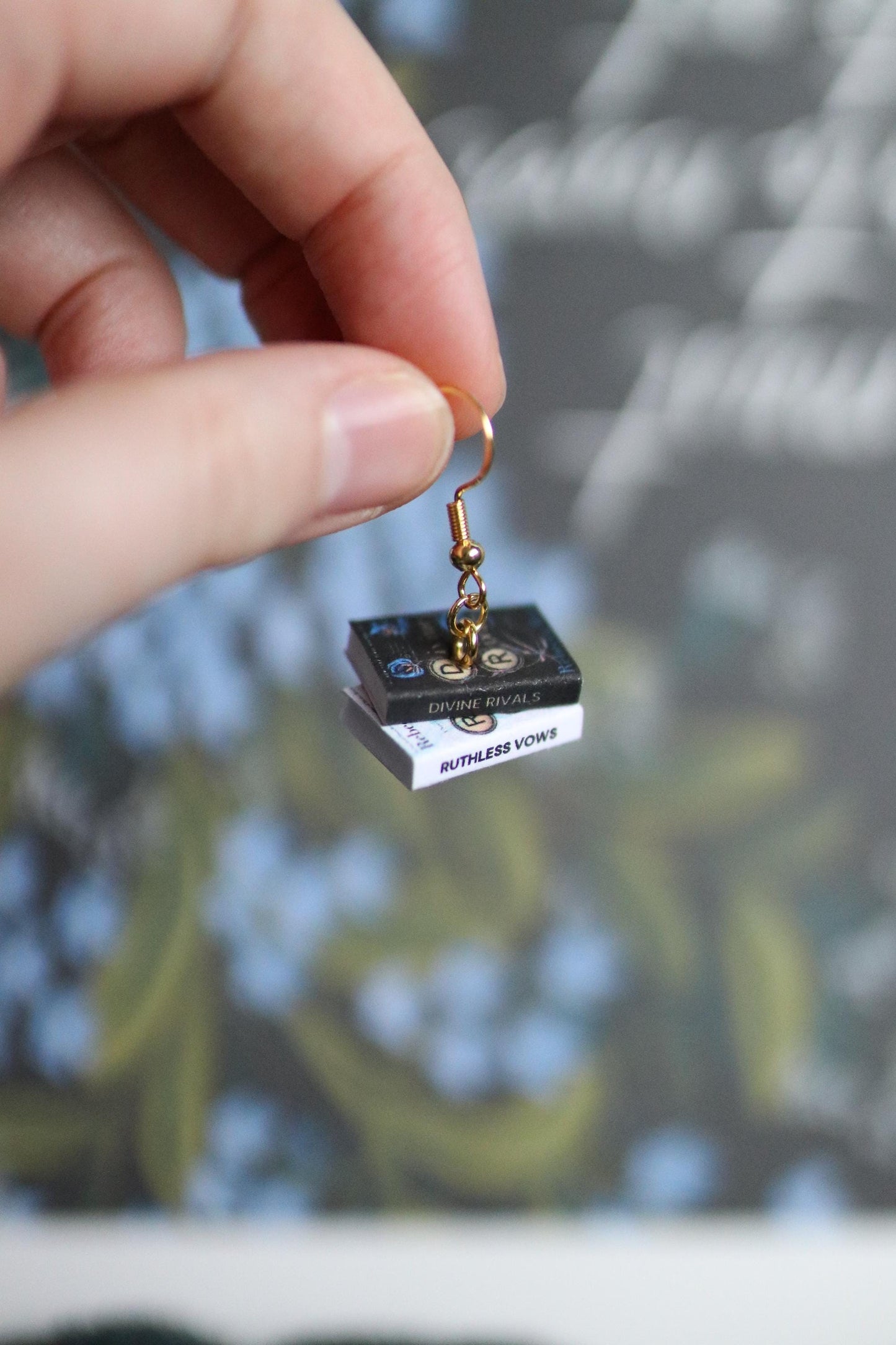 Divine Rivals Bookish Earrings