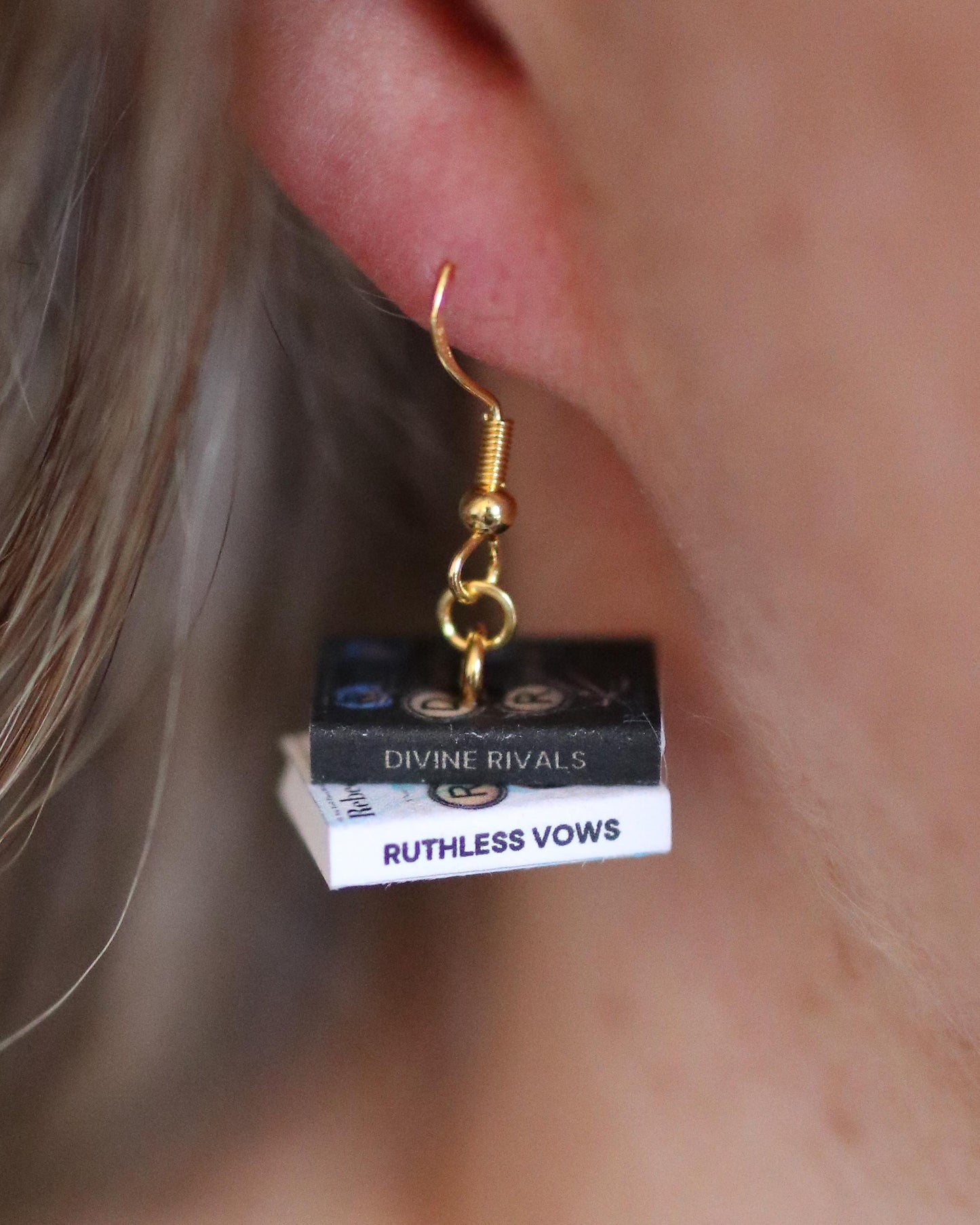 Divine Rivals Bookish Earrings