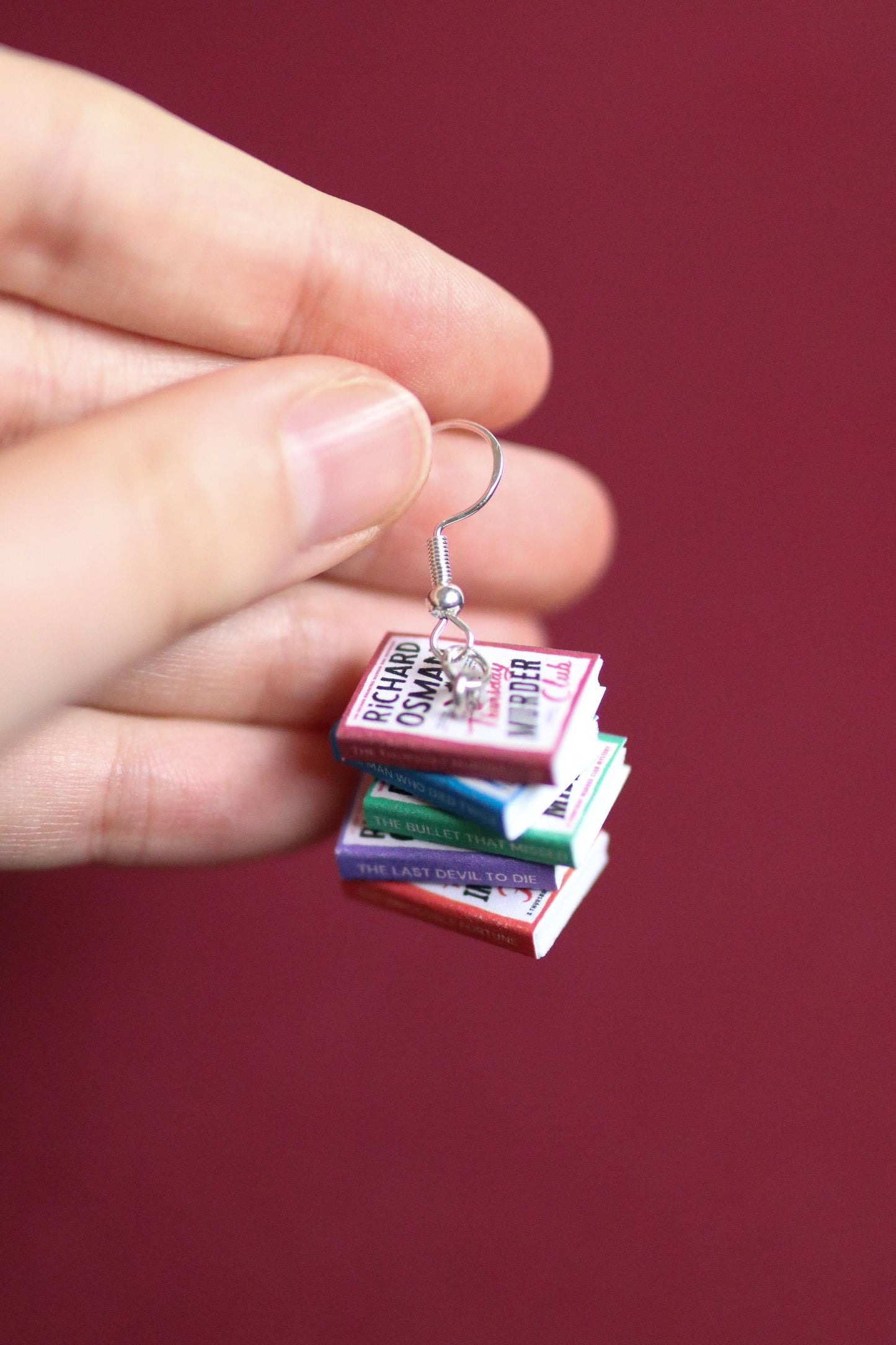 Richard Osman Bookish Earrings