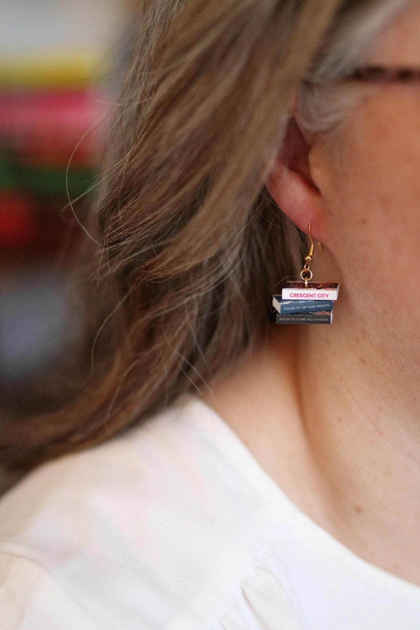 Crescent City Bookish Earrings