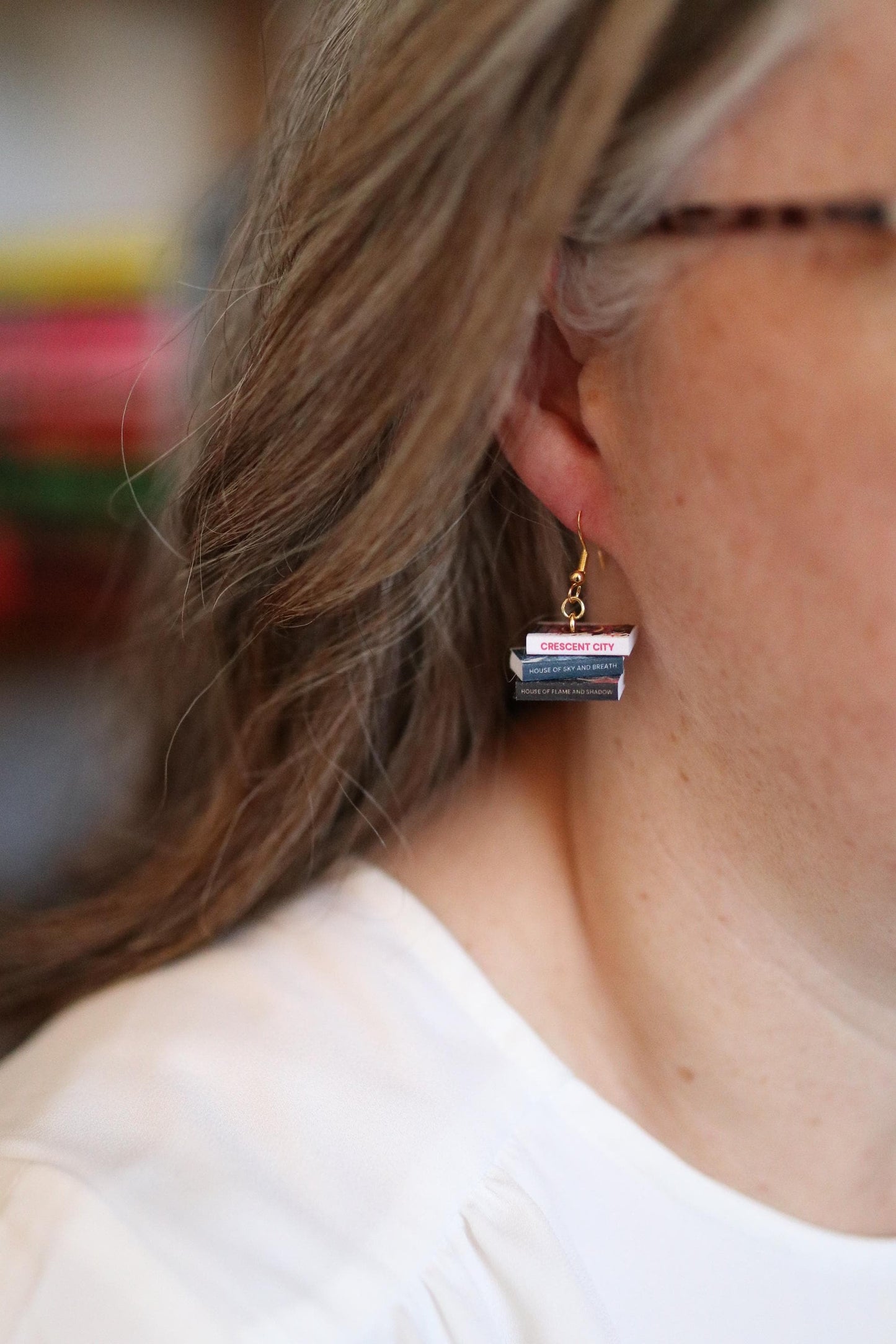 Crescent City Bookish Earrings