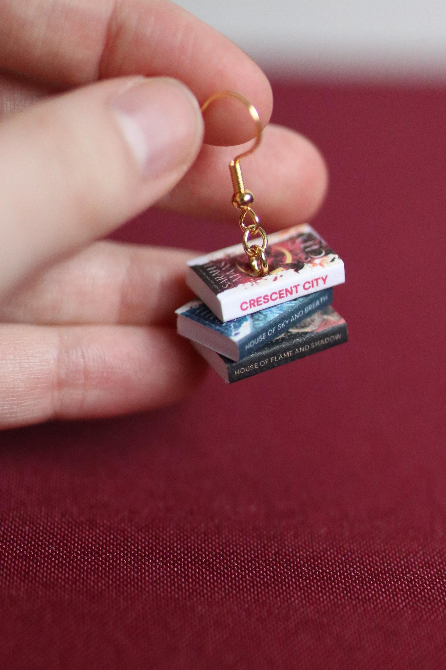 Crescent City Bookish Earrings