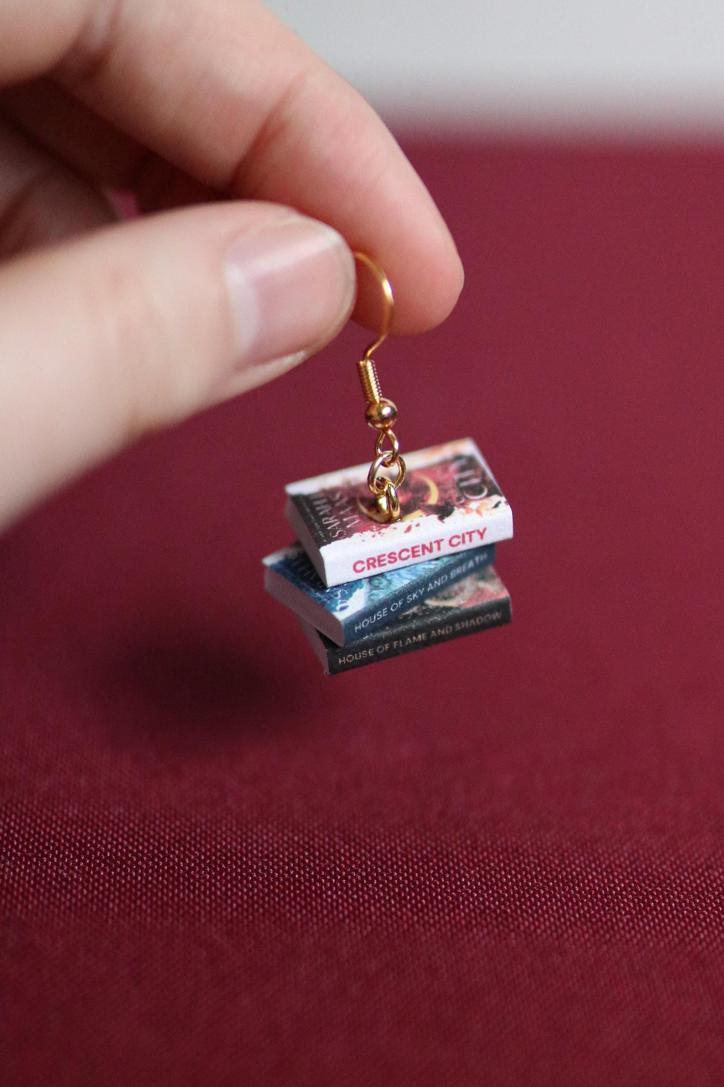 Crescent City Bookish Earrings