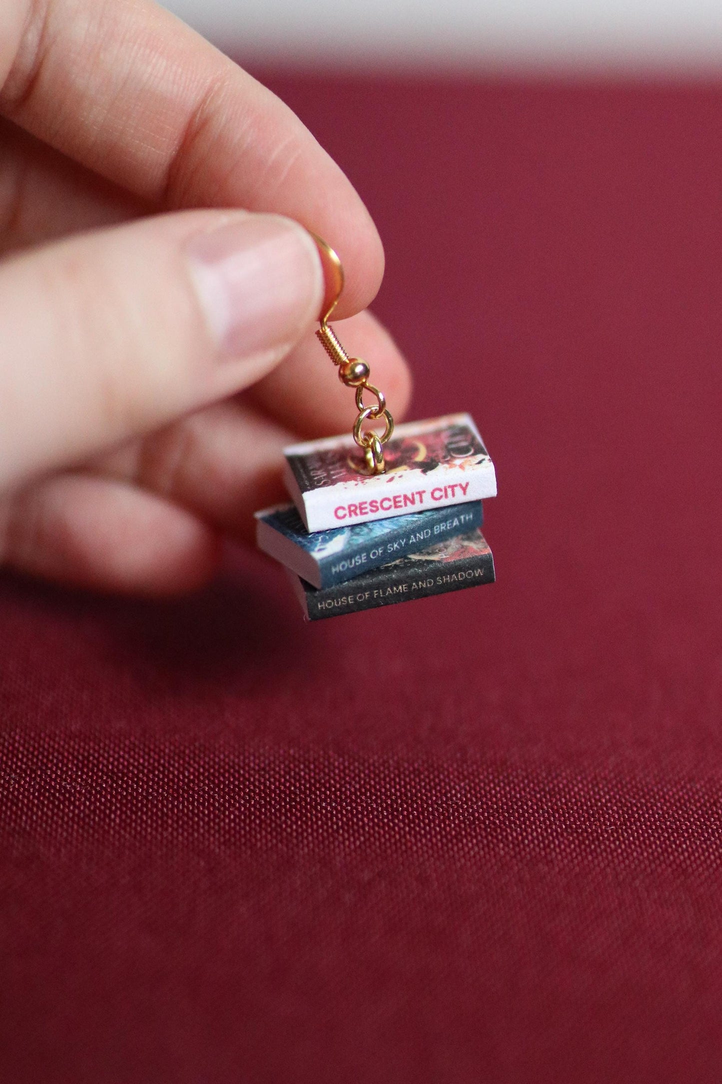 Crescent City Bookish Earrings