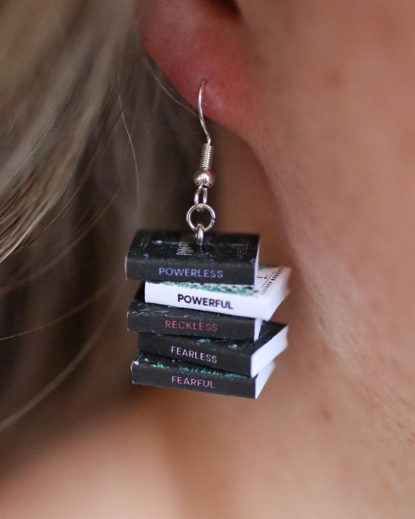 Powerless Bookish Earrings