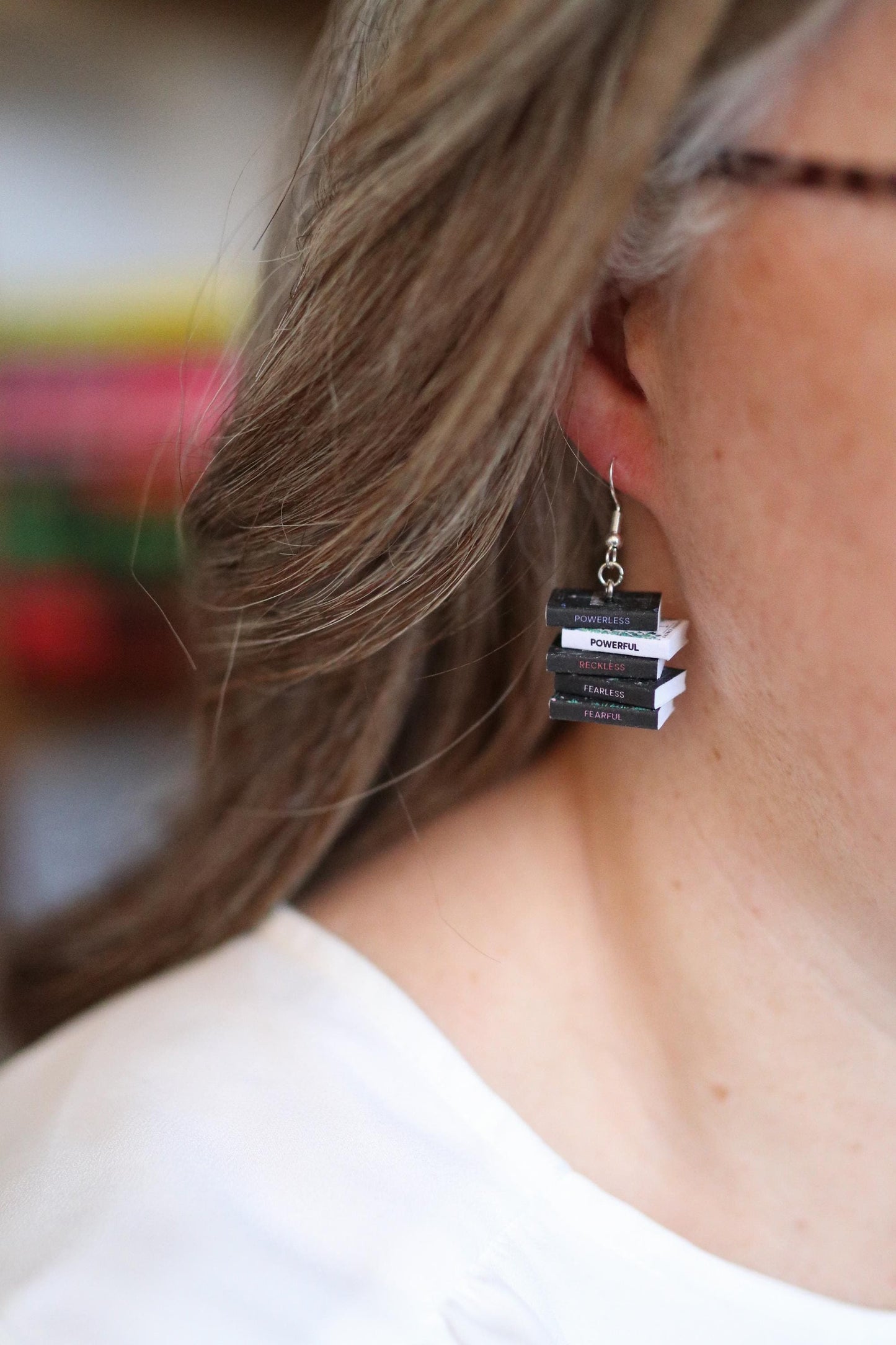Powerless Bookish Earrings