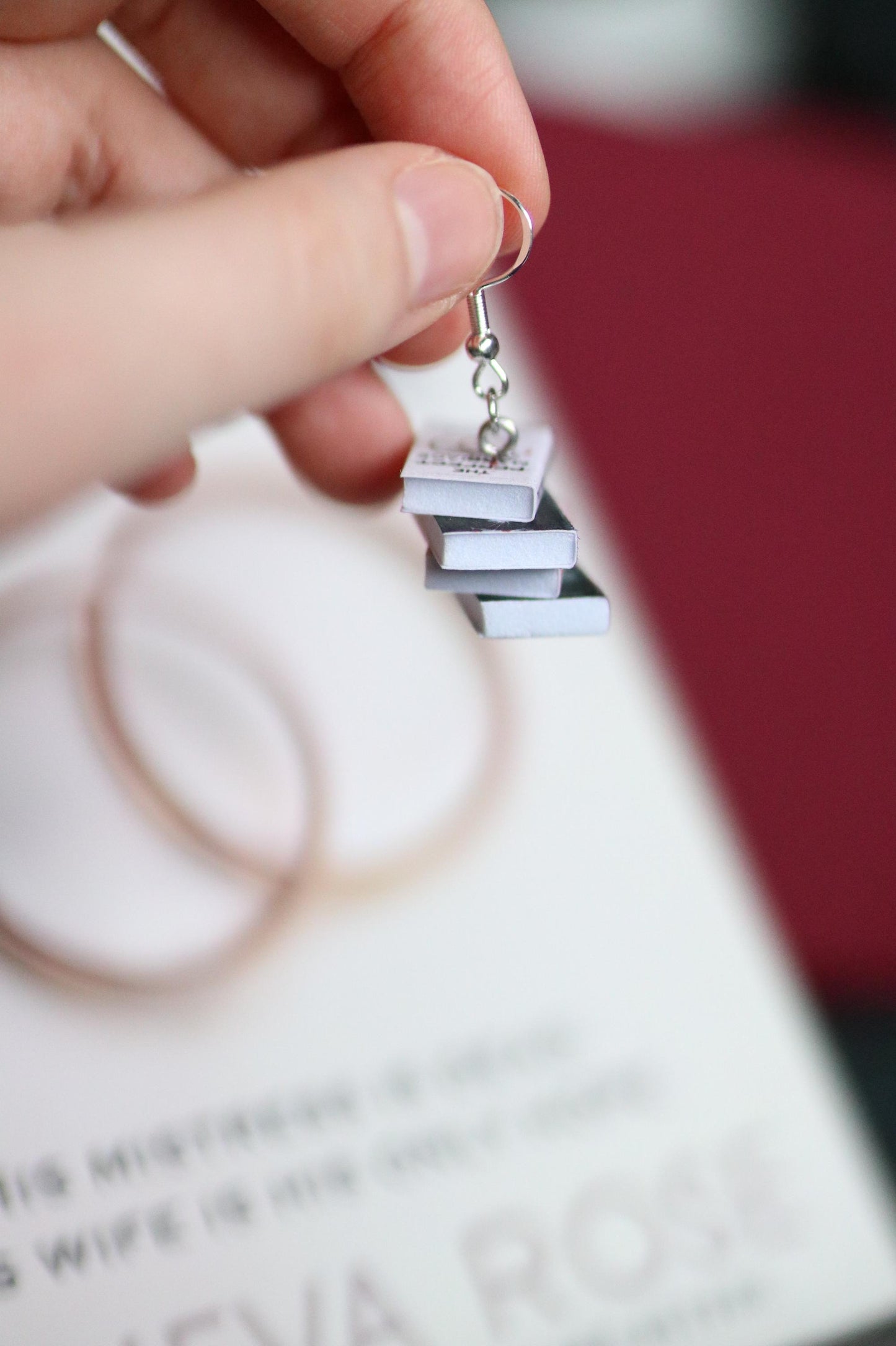 Jeneva Rose Bookish Earrings