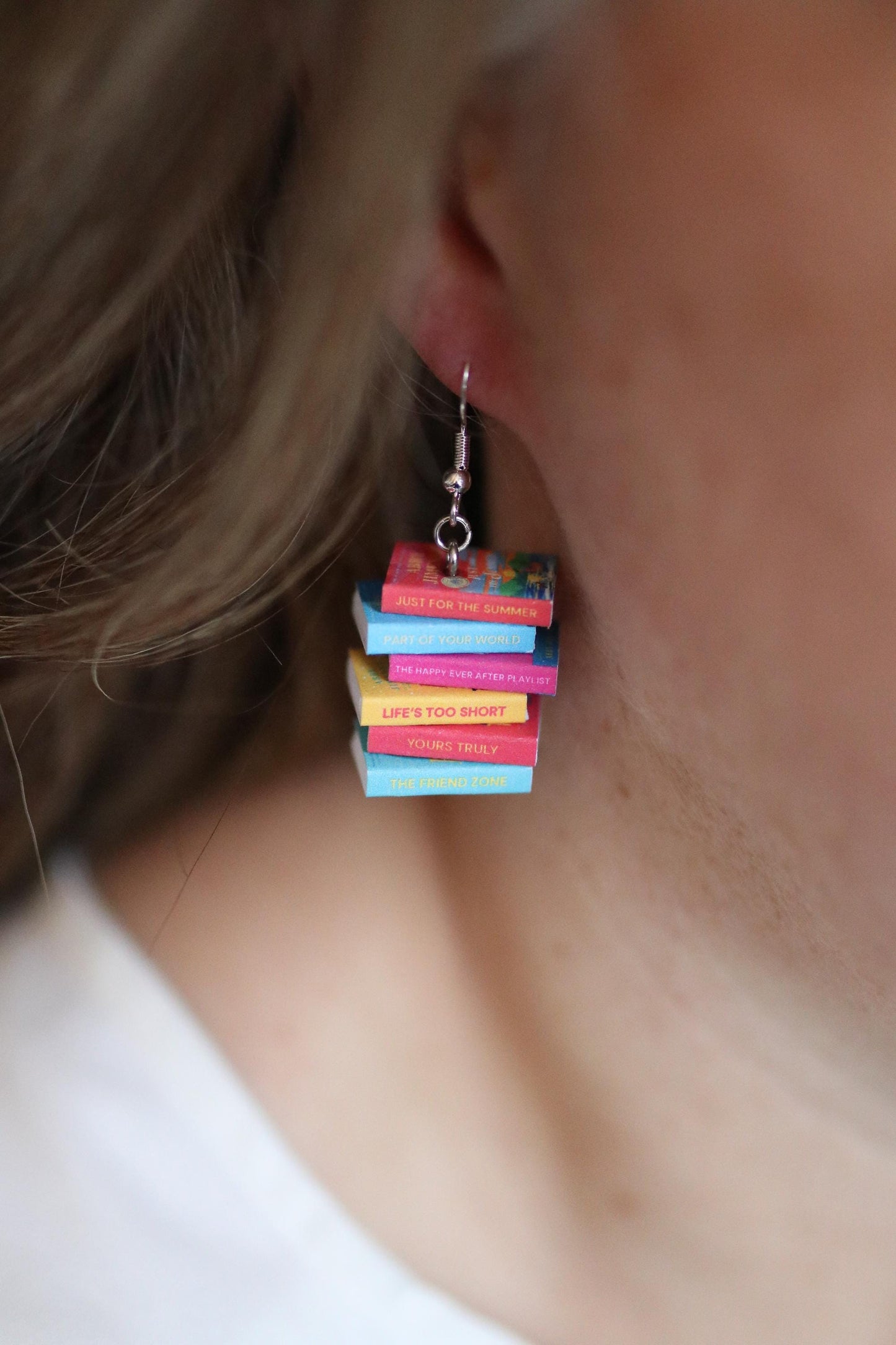 Abby Jimenez Bookish Earrings