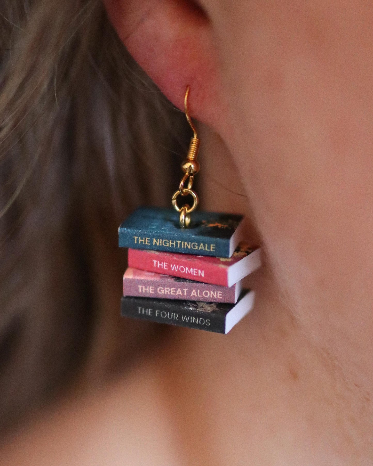 Kristin Hannah Bookish Earrings