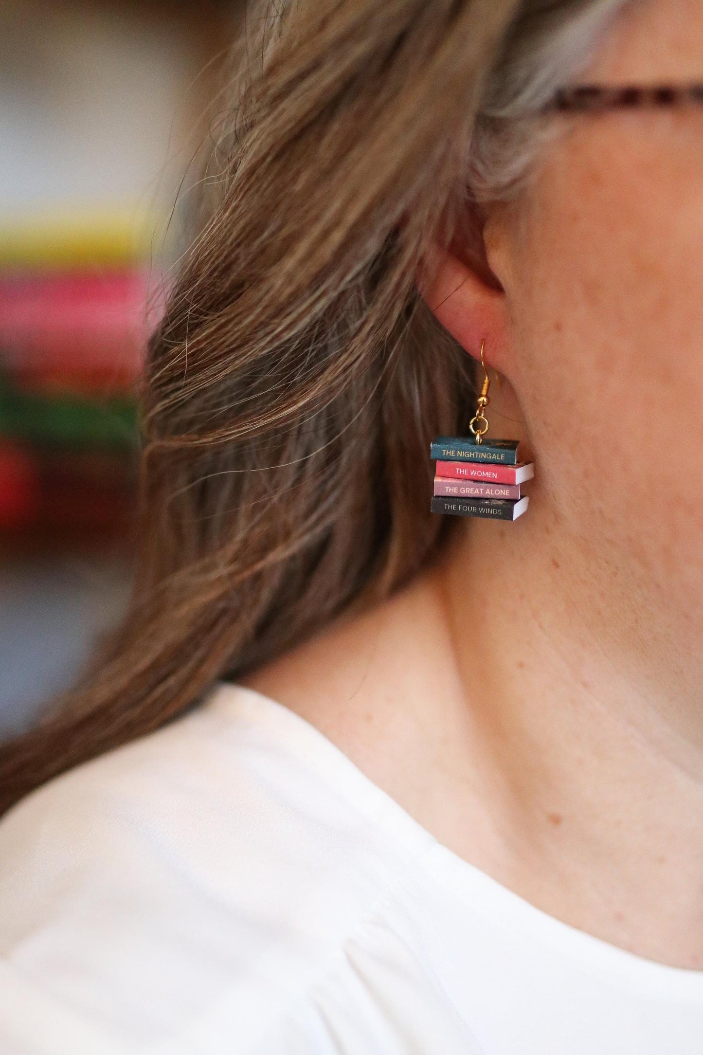 Kristin Hannah Bookish Earrings