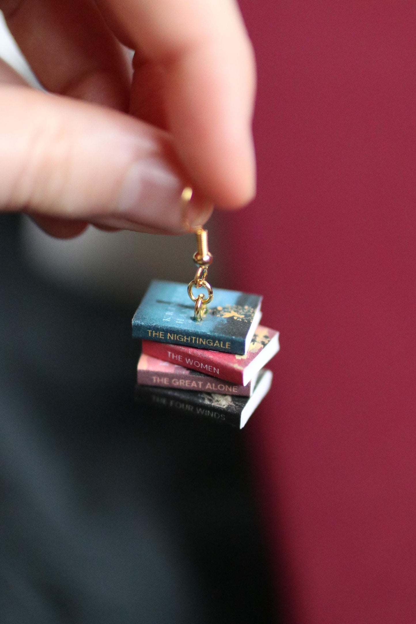 Kristin Hannah Bookish Earrings