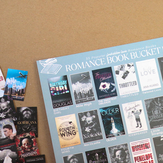 Forbidden Love Trope Books Bucket List Sticker POSTER