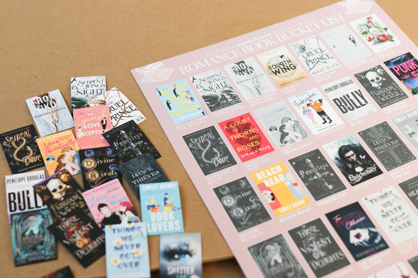 Enemies to Lovers Trope Books Bucket List Sticker POSTER