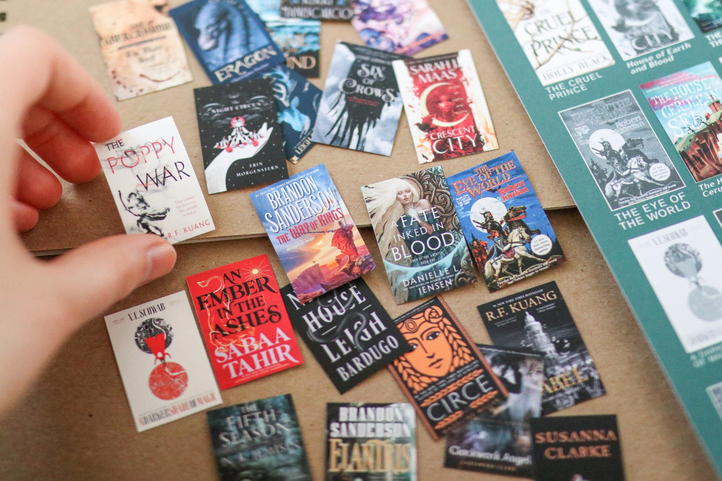 Fantasy Books Bucket List Sticker POSTER