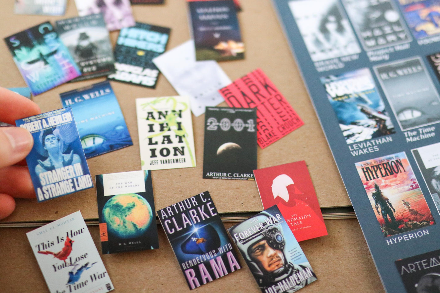 Science Fiction Books Bucket List Sticker POSTER