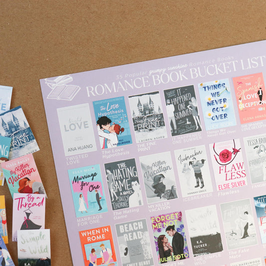 Grumpy Sunshine Trope Books Bucket List Sticker POSTER
