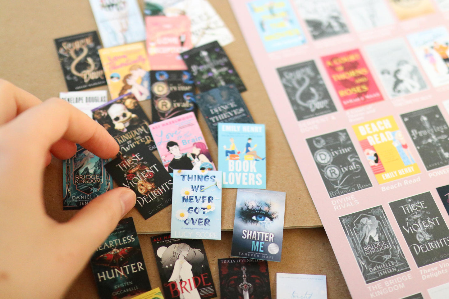 Enemies to Lovers Trope Books Bucket List Sticker POSTER