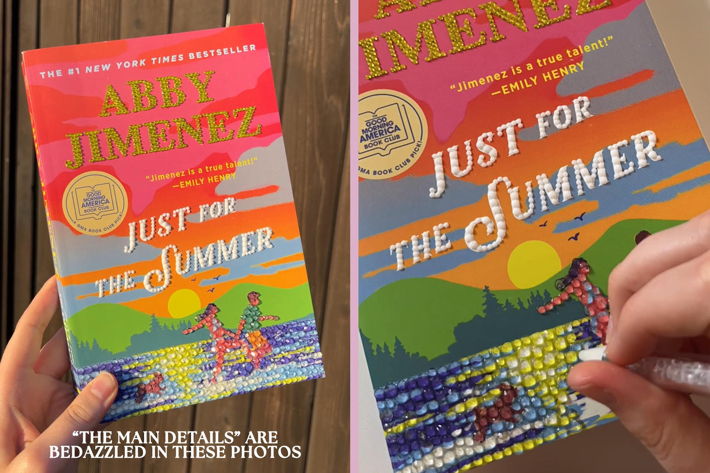 Just for the Summer DIY Book Bedazzling Kit