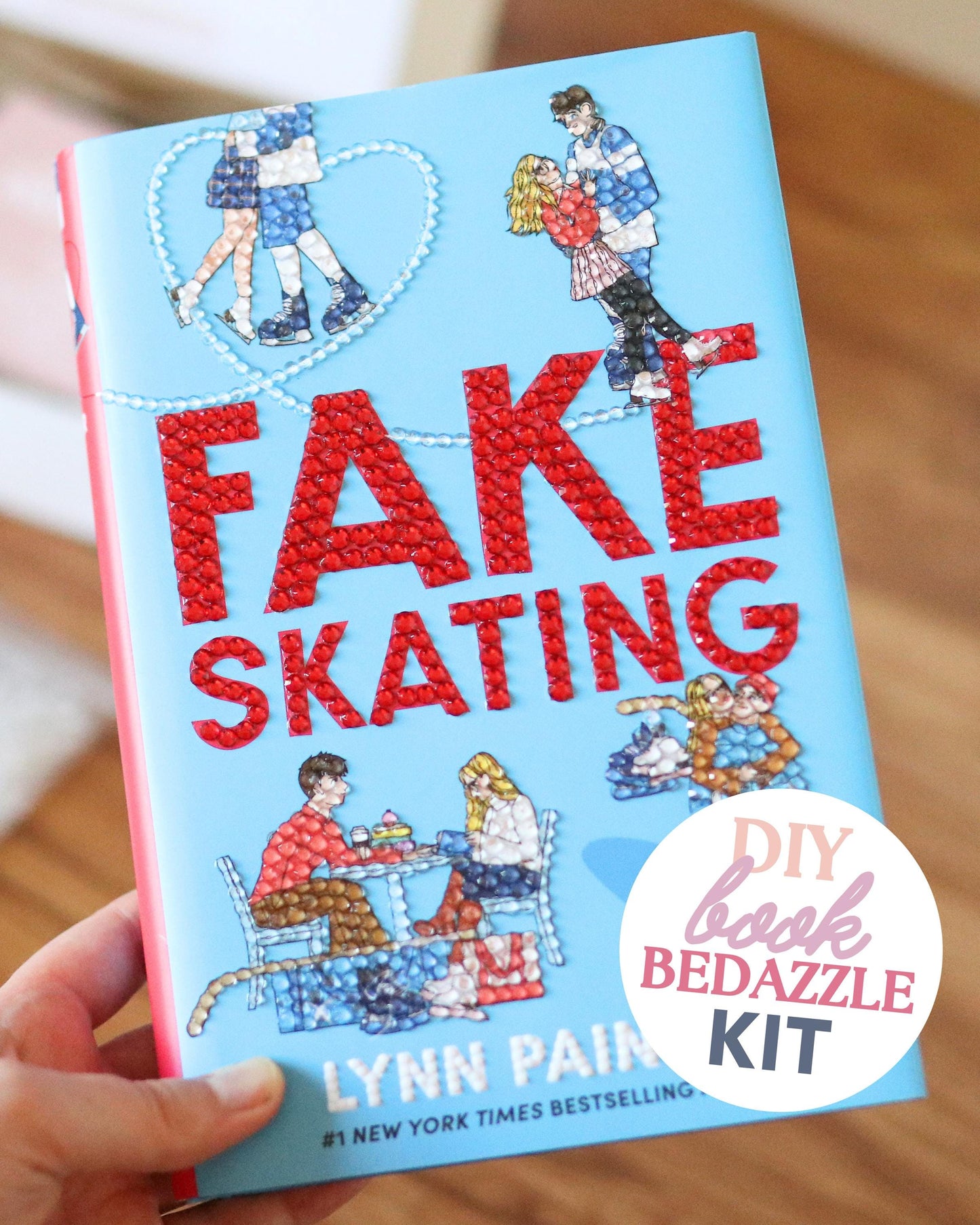 Fake Skating DIY Book Bedazzling Kit