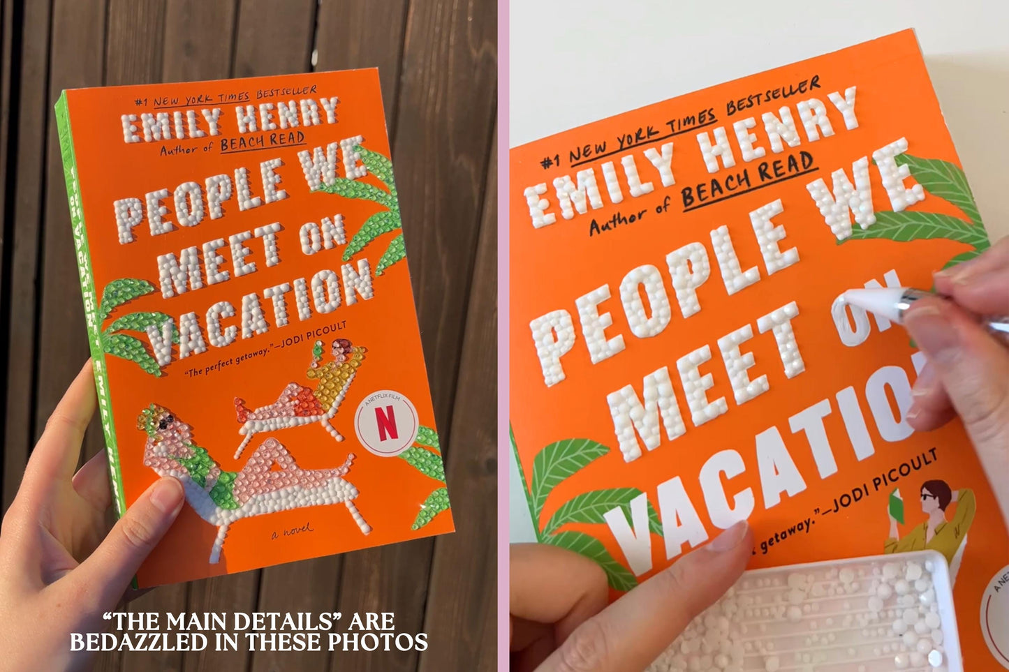 People We Meet on Vacation DIY Book Bedazzling Kit