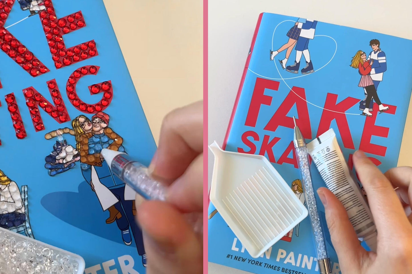 Fake Skating DIY Book Bedazzling Kit